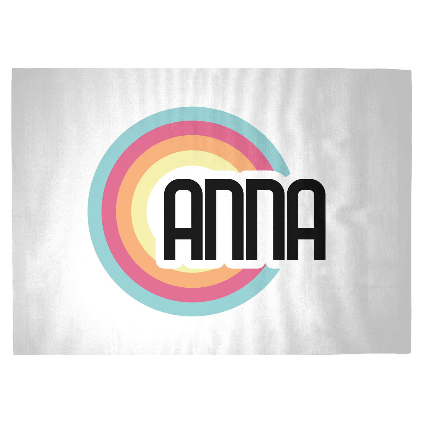 Anna Rainbow Woven Rug - Large
