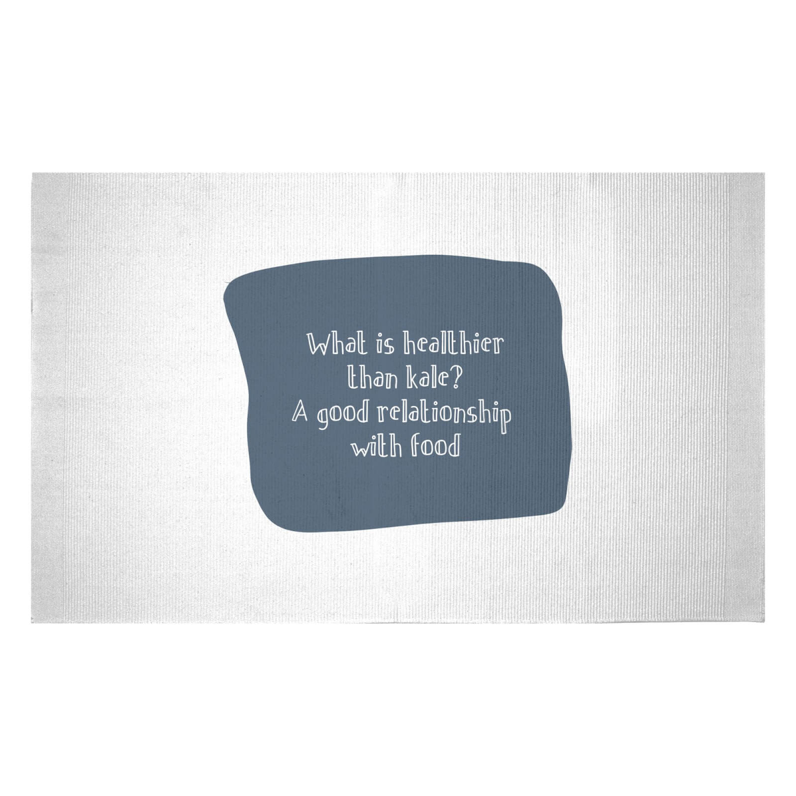 A Good Relationship With Food Woven Rug - Small