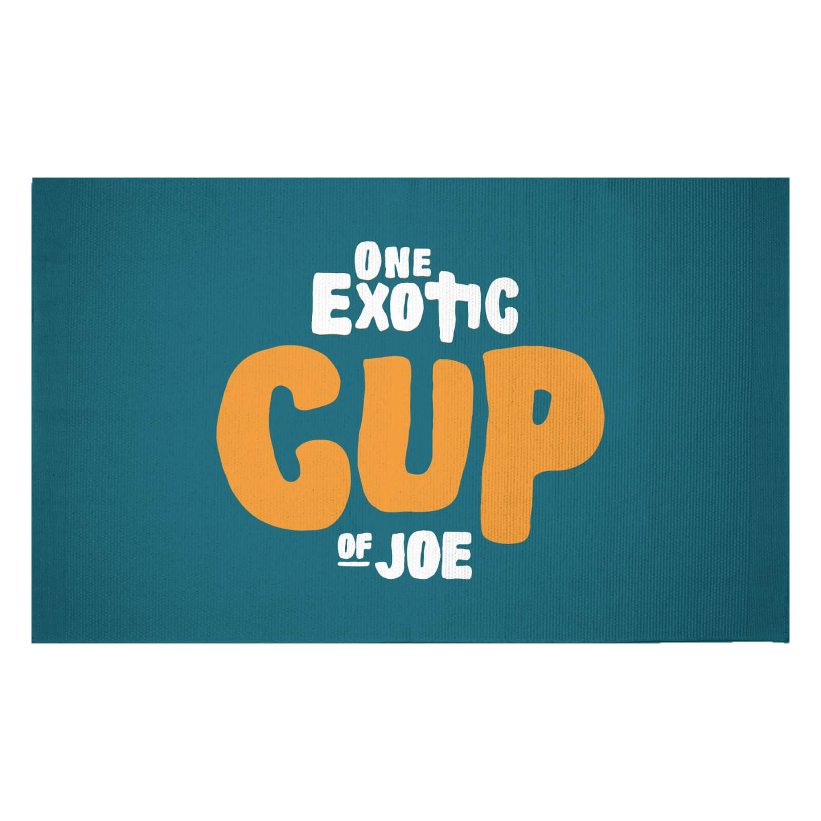 One Exotic Cup Of Joe Woven Rug - Small