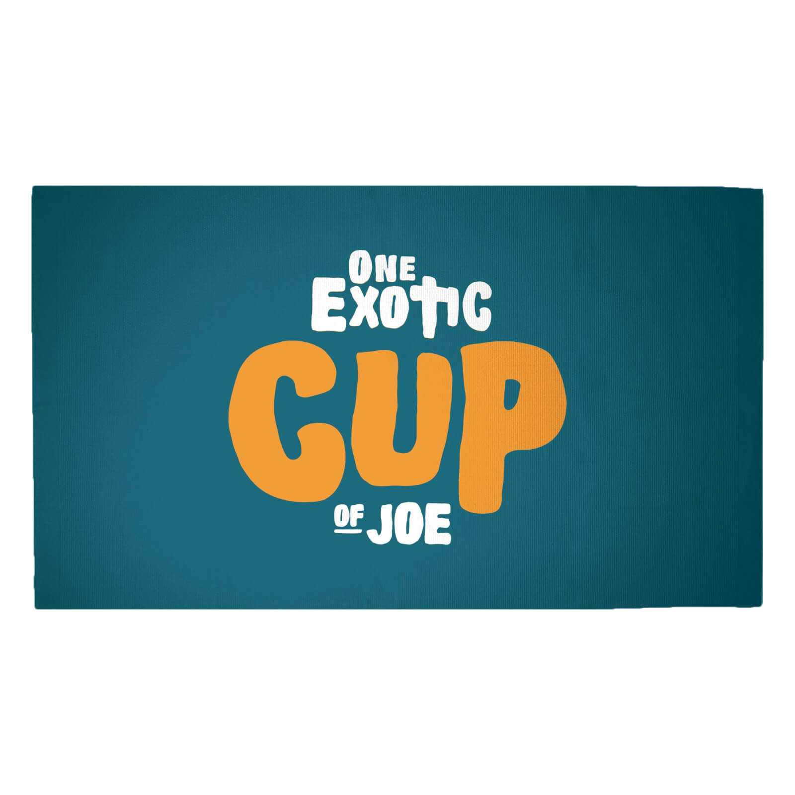 One Exotic Cup Of Joe Woven Rug - Medium