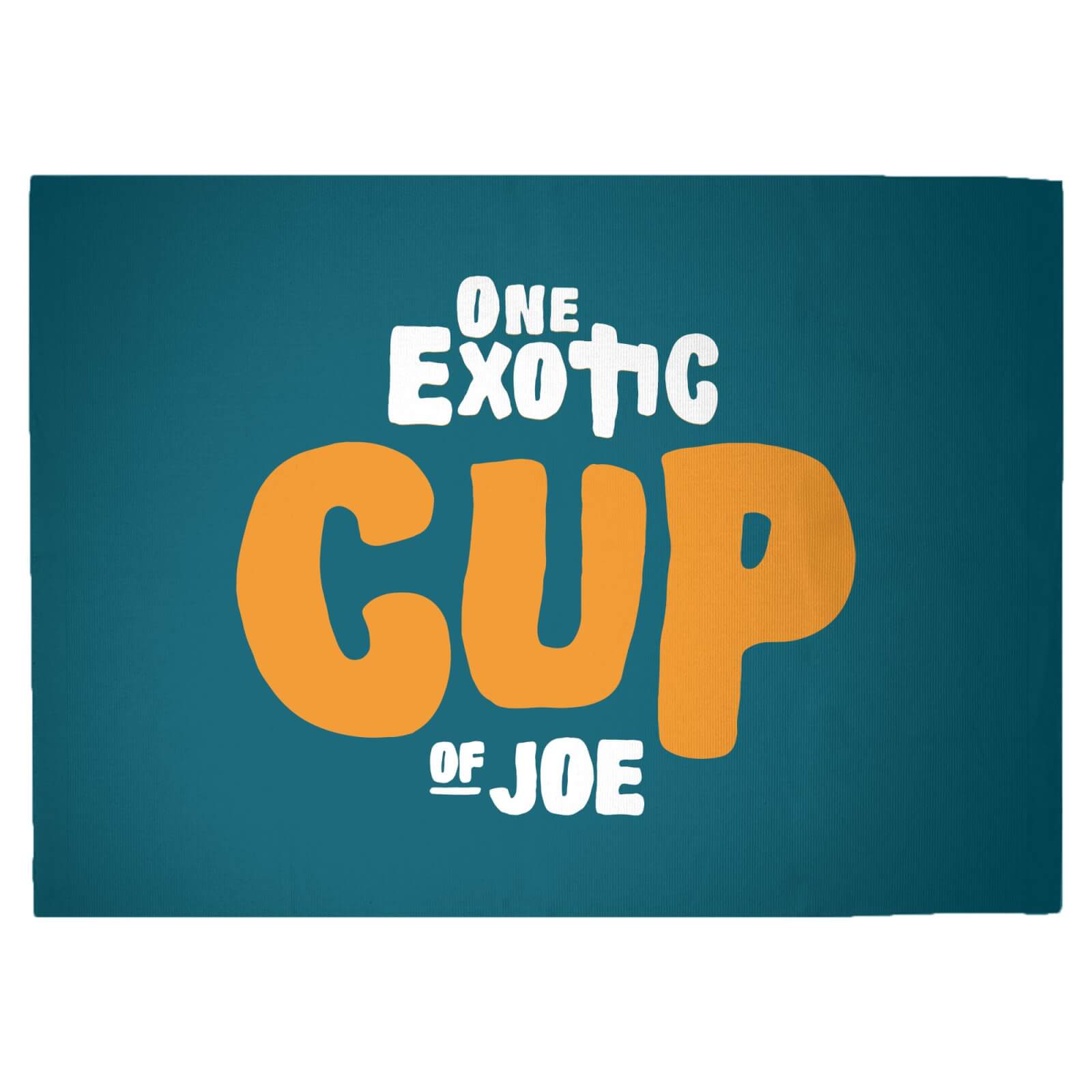 One Exotic Cup Of Joe Woven Rug - Large
