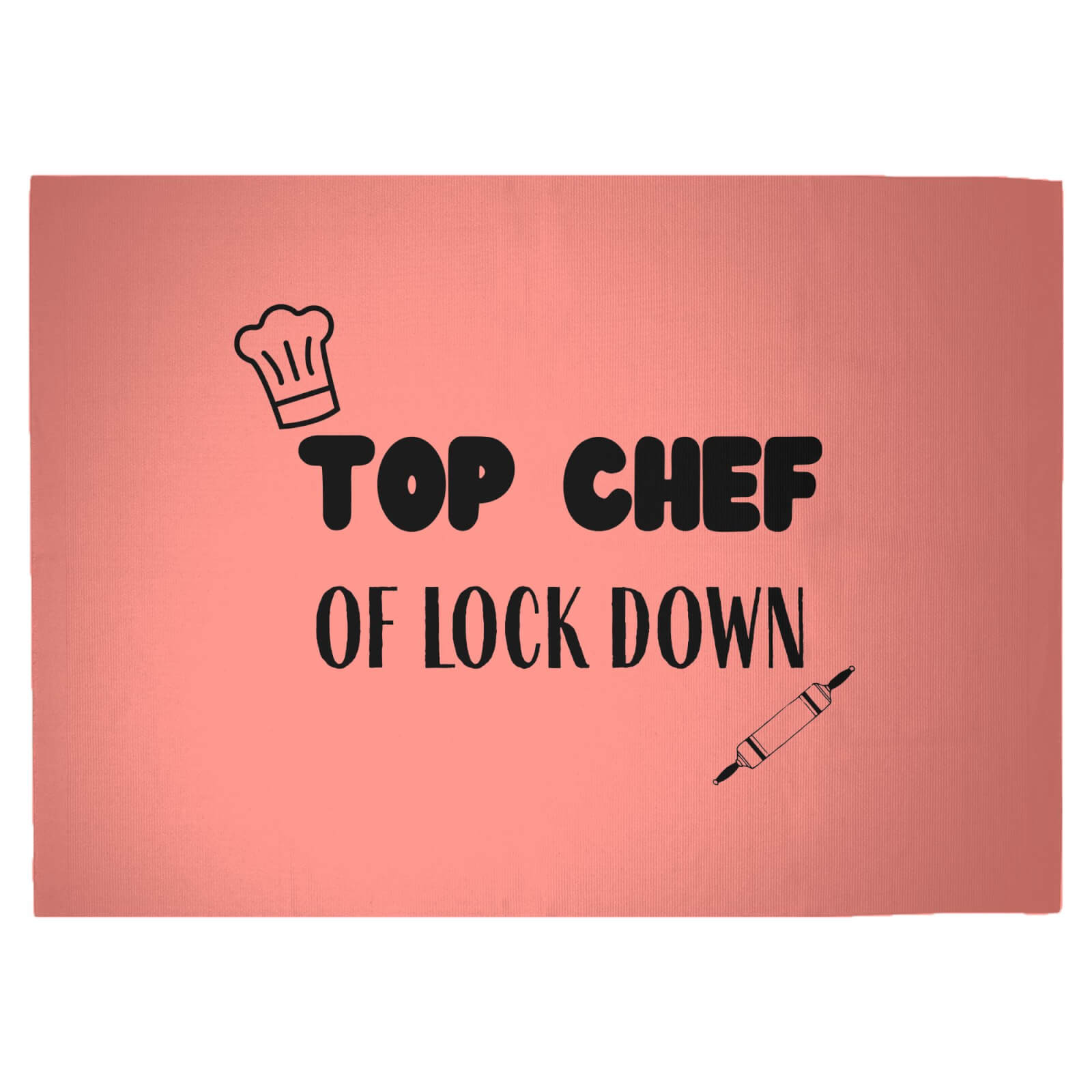 Top Chef Of Lockdown Woven Rug - Large