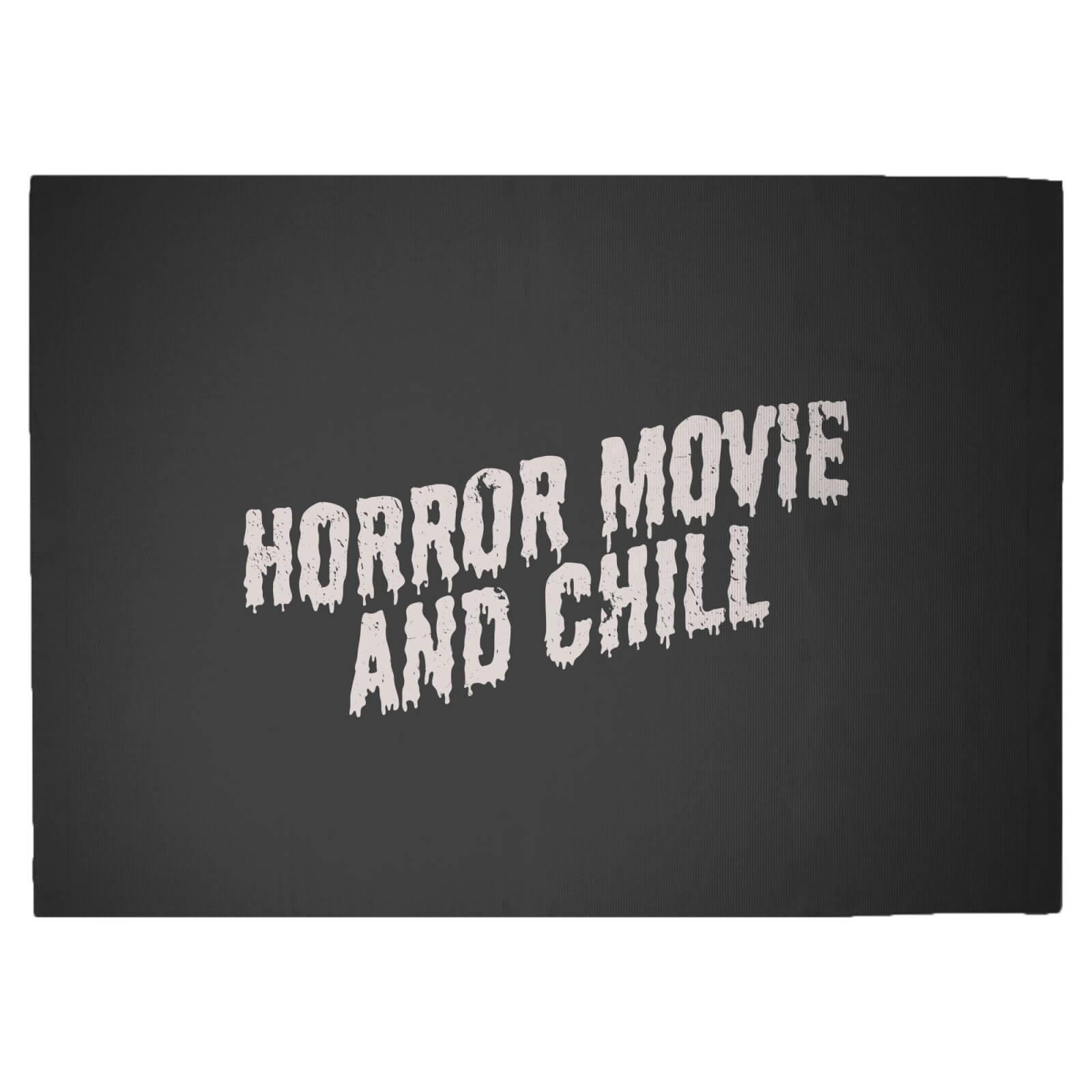 Horror Movie And Chill Woven Rug - Large