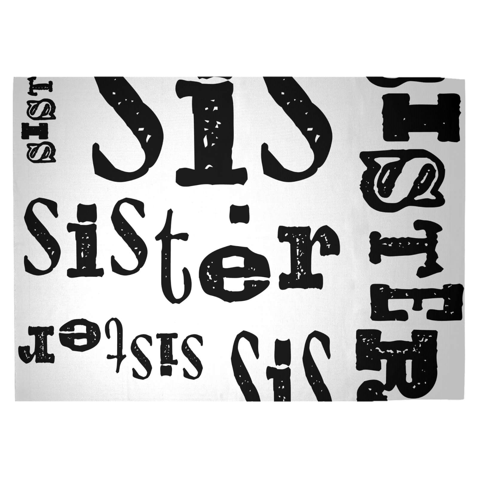 Vintage Sister [P] Woven Rug - Large