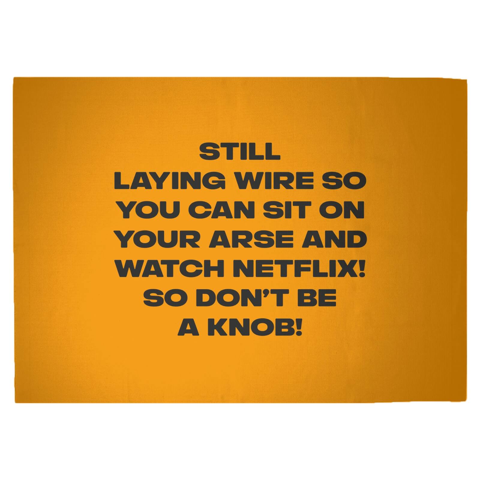 Still Laying Wire Woven Rug - Large