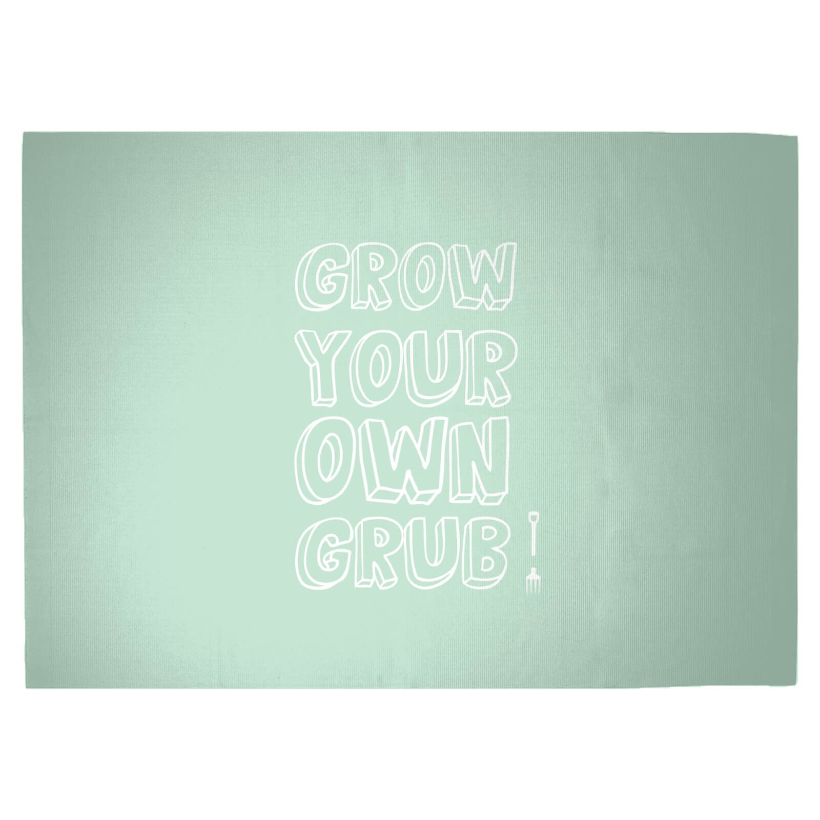 Grow Your Own Grub Woven Rug - Large