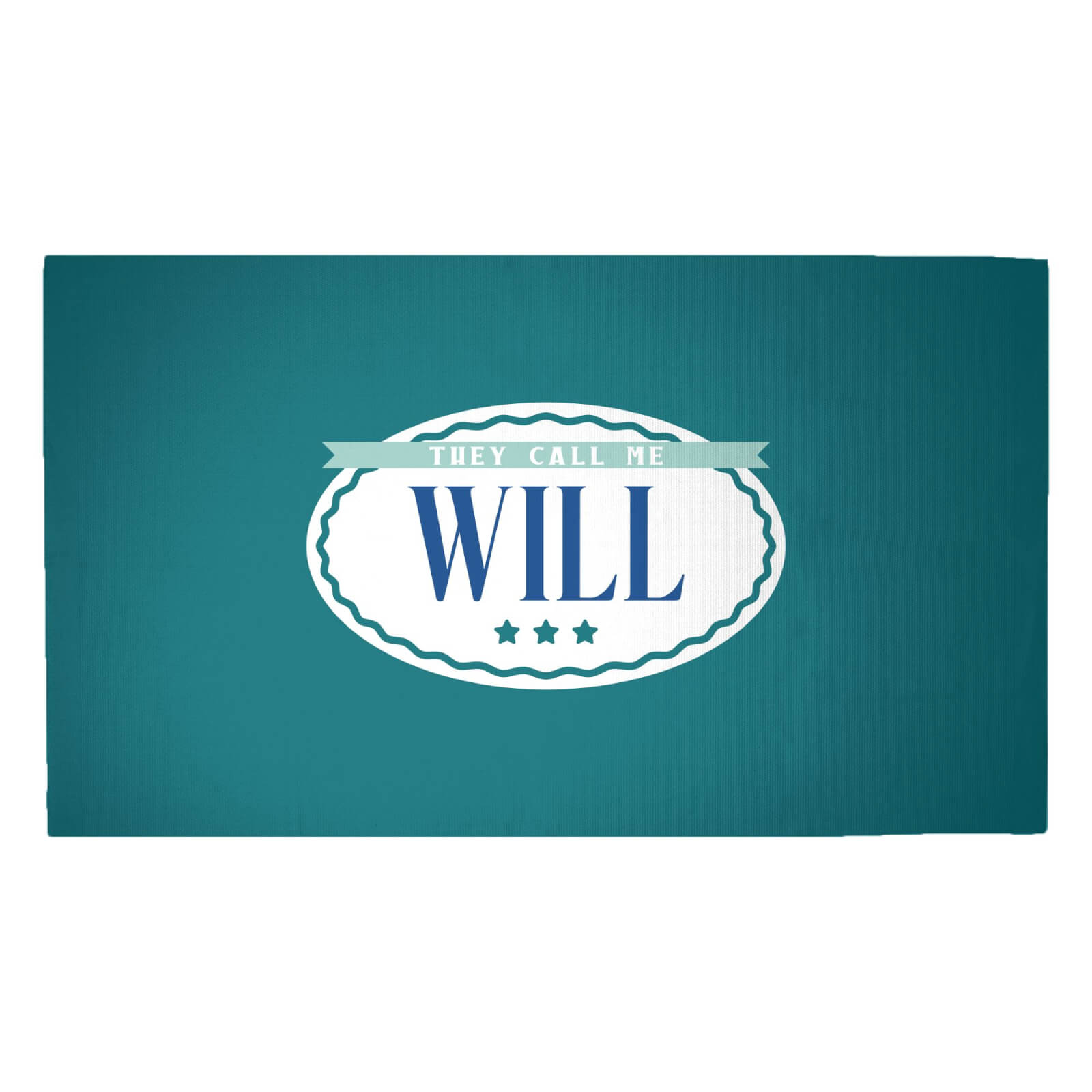 They Call Me Will Woven Rug - Medium
