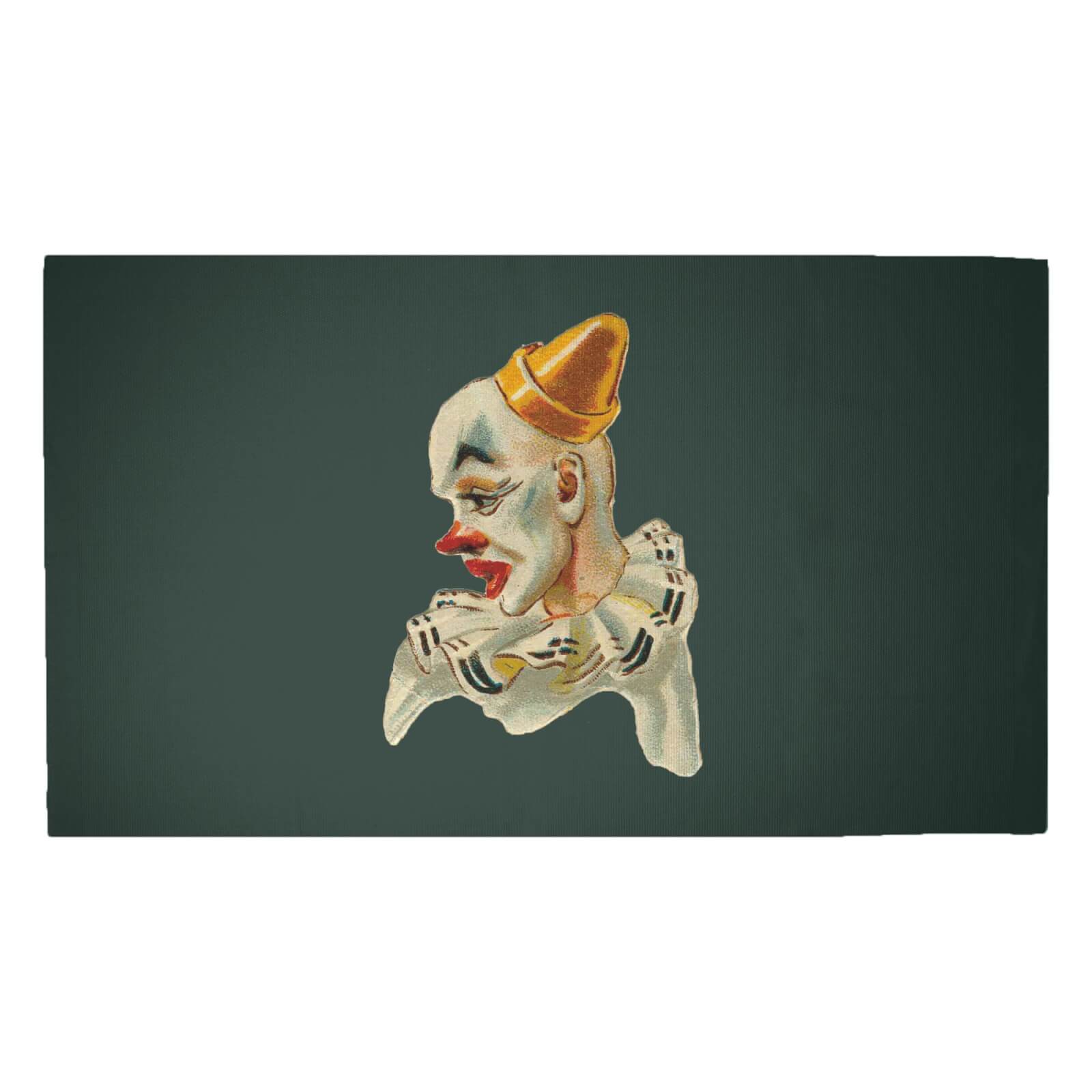 Serious Clown Woven Rug - Medium
