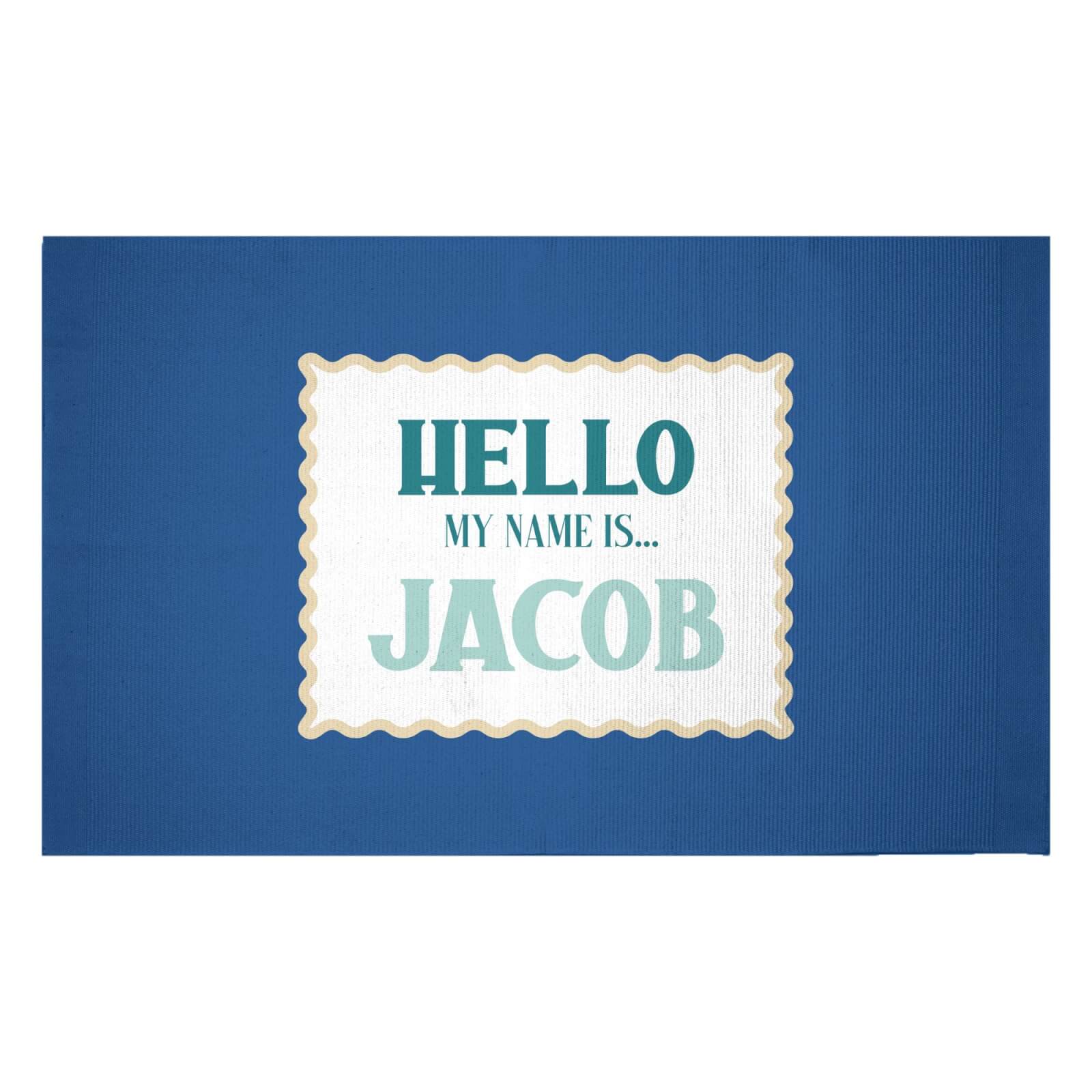 Hello, My Name Is Jacob Woven Rug - Small