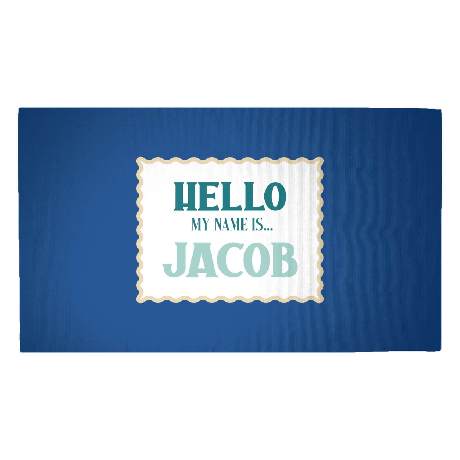 Hello, My Name Is Jacob Woven Rug - Medium