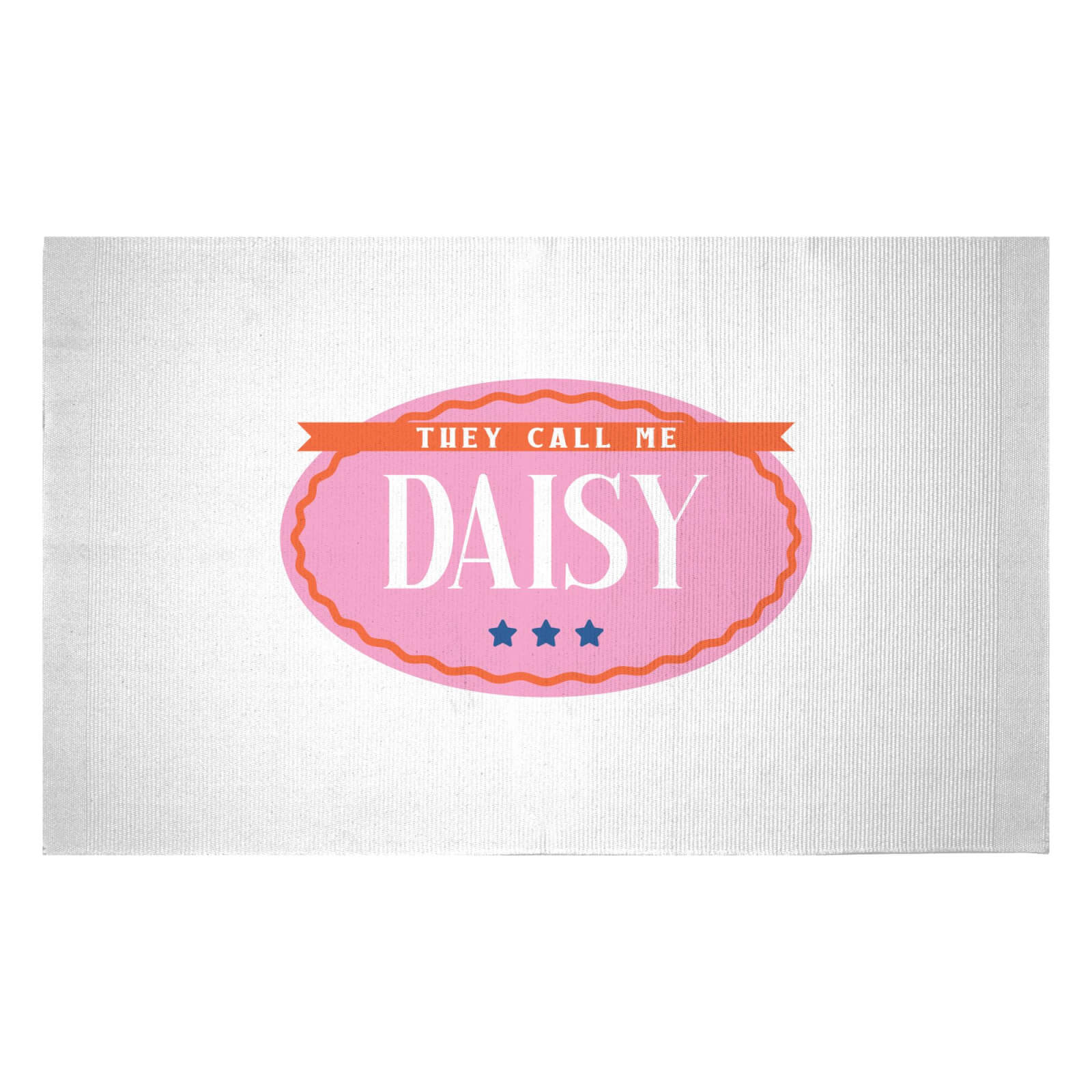 They Call Me Daisy Woven Rug - Small