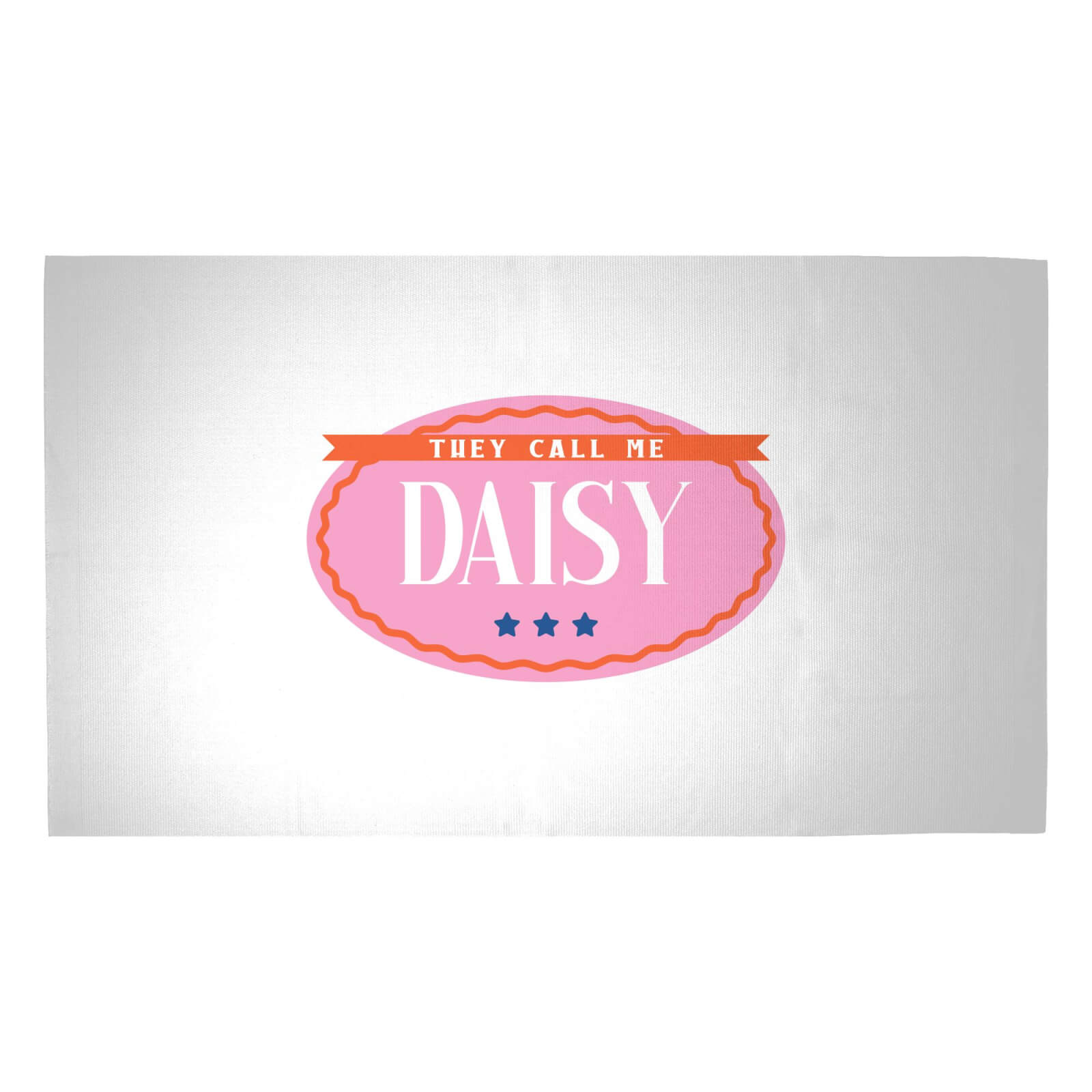 They Call Me Daisy Woven Rug - Medium