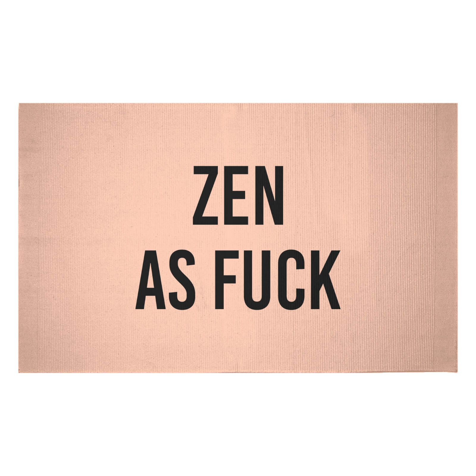 ZEN AS FUCK Woven Rug - Small