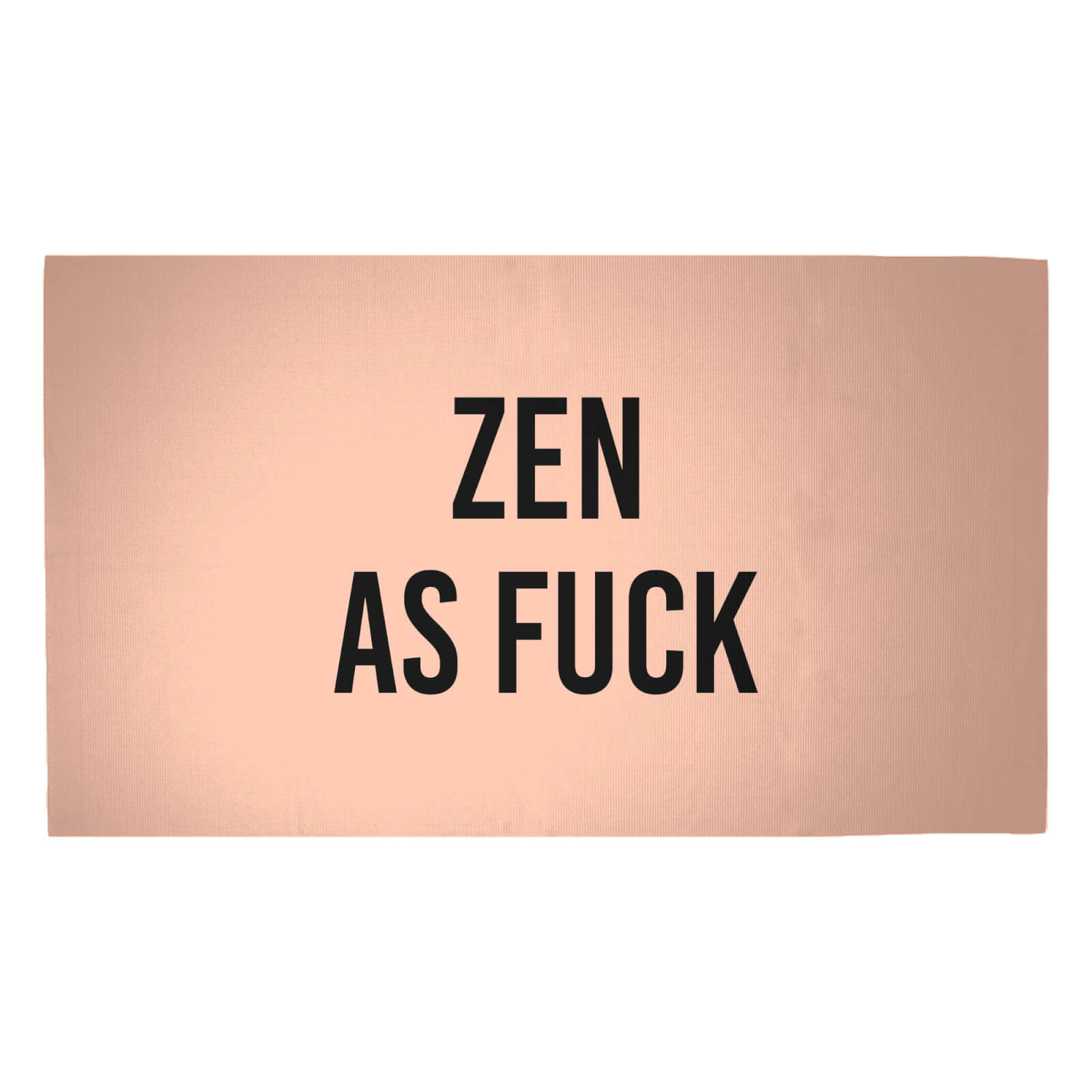 ZEN AS FUCK Woven Rug - Medium