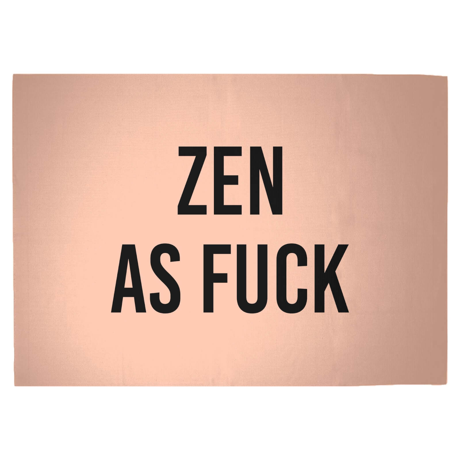 ZEN AS FUCK Woven Rug - Large