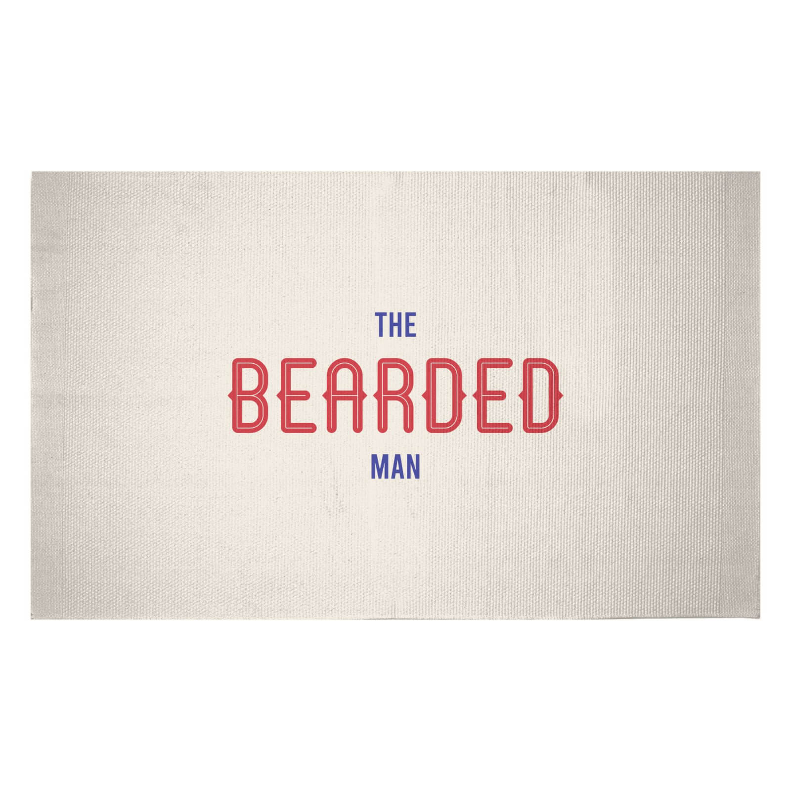 The Bearded Man Woven Rug - Small