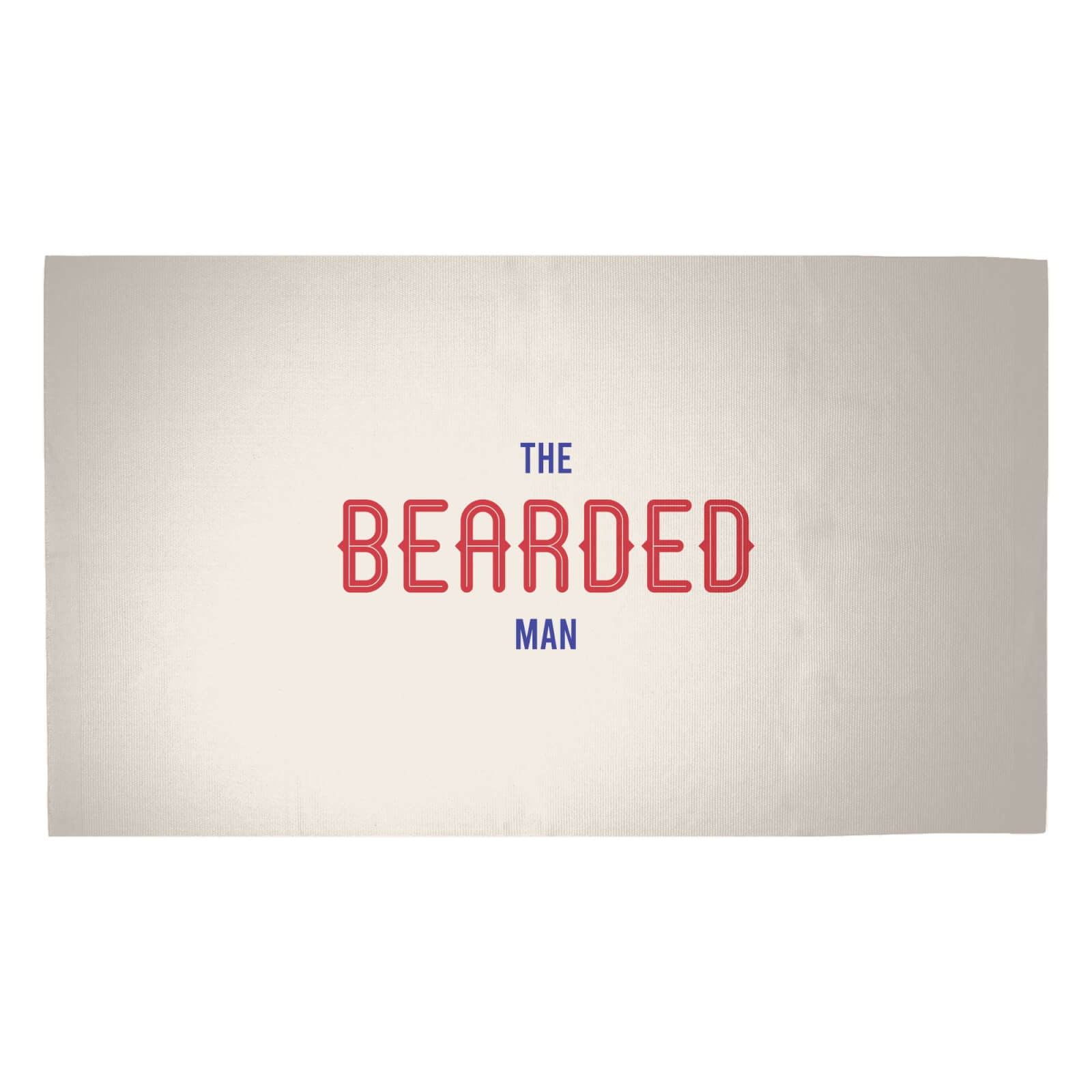 The Bearded Man Woven Rug - Medium