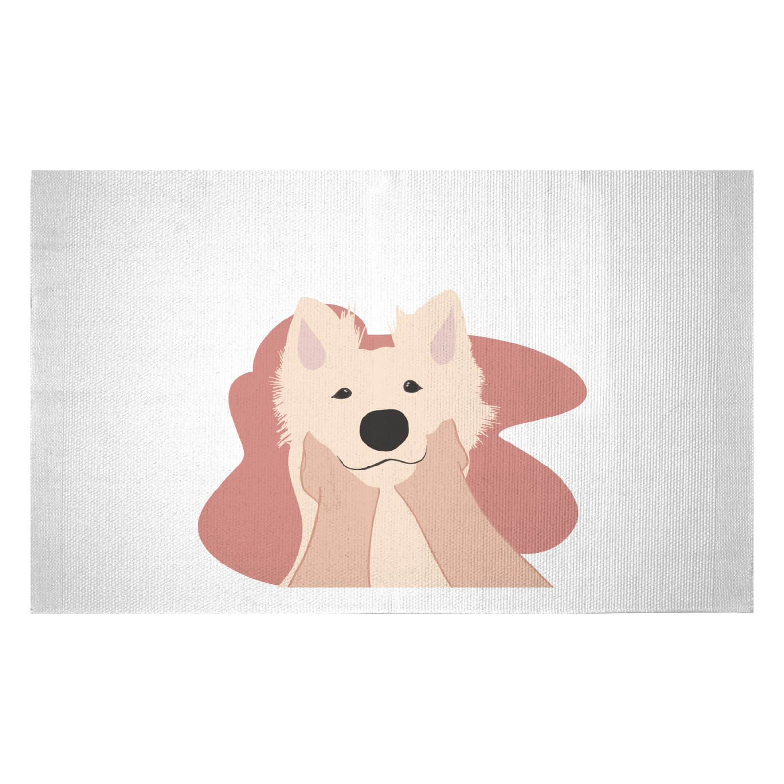 Doggy Smiles Woven Rug - Small