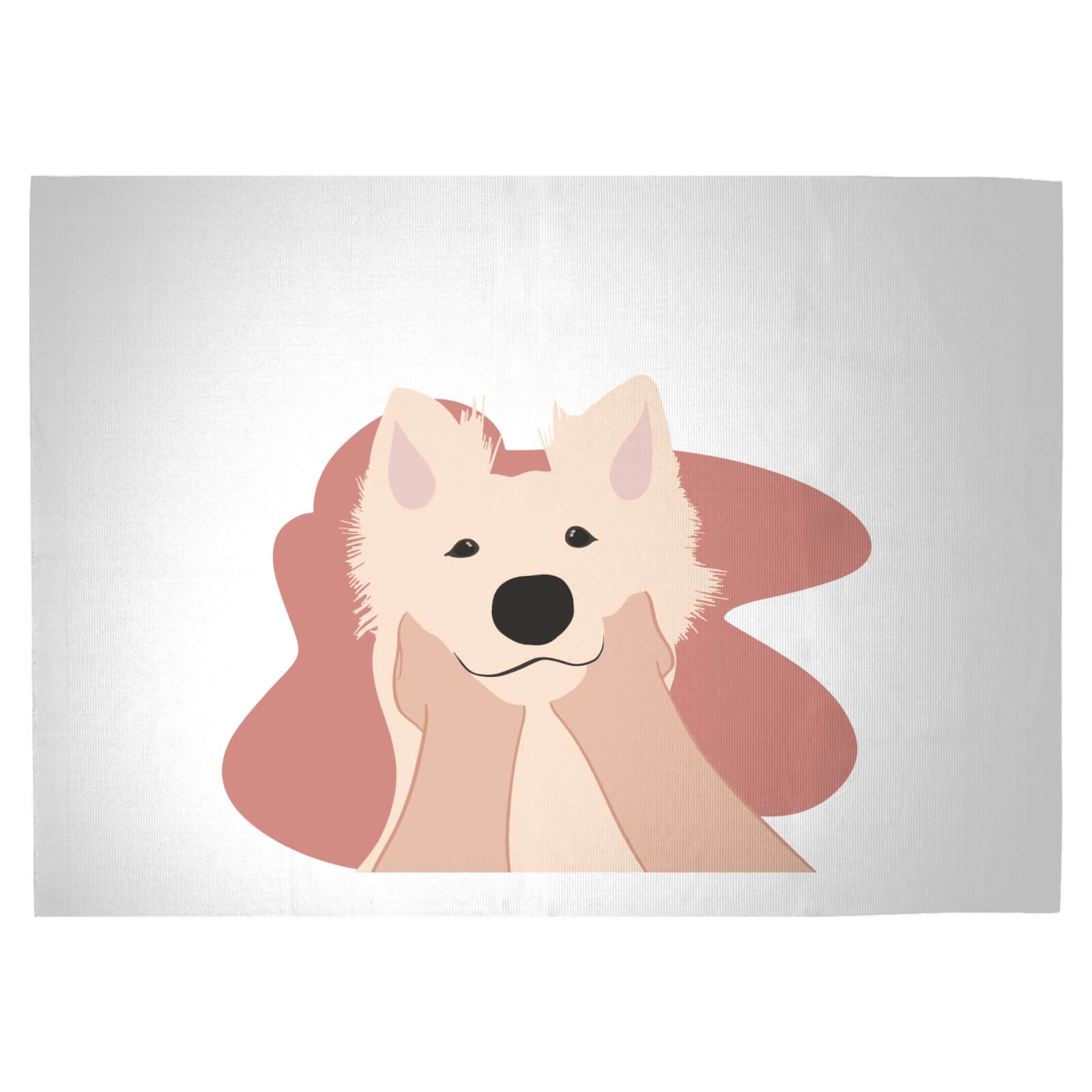 Doggy Smiles Woven Rug - Large