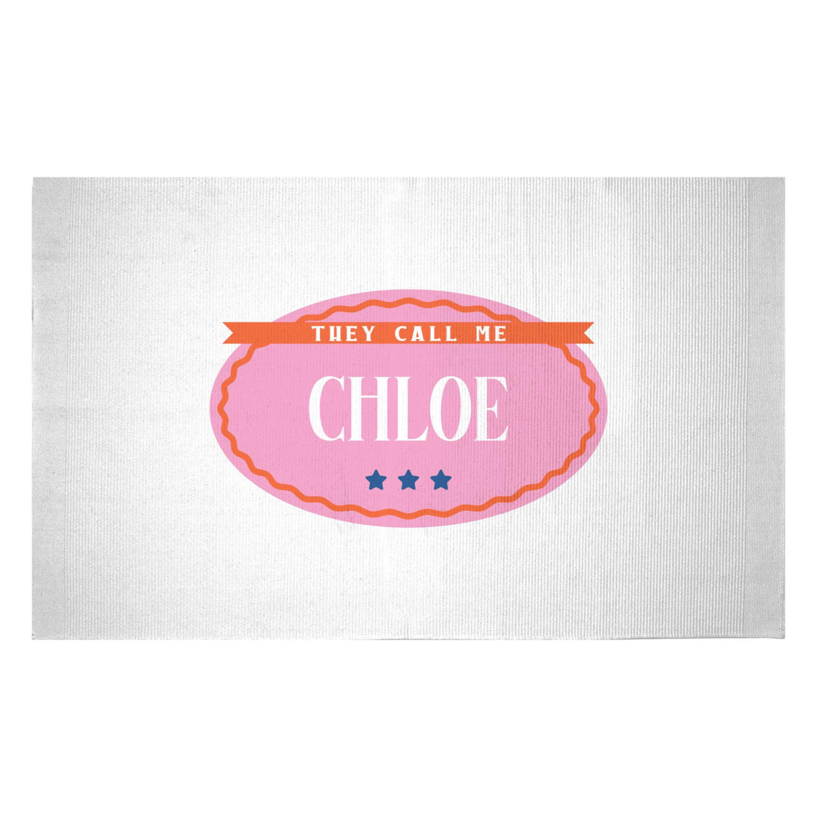 They Call Me Chloe Woven Rug - Small