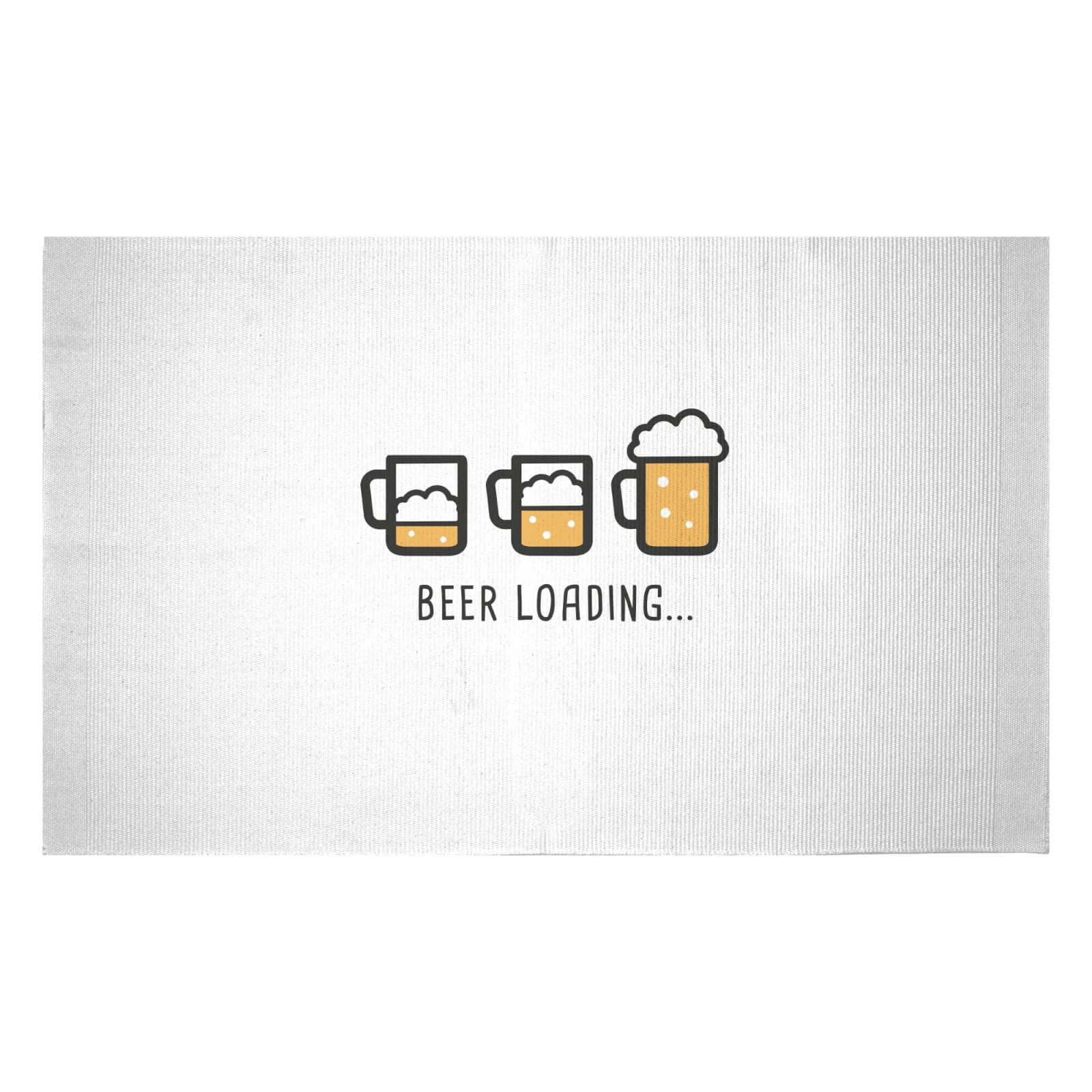 Beer Loading Woven Rug - Small
