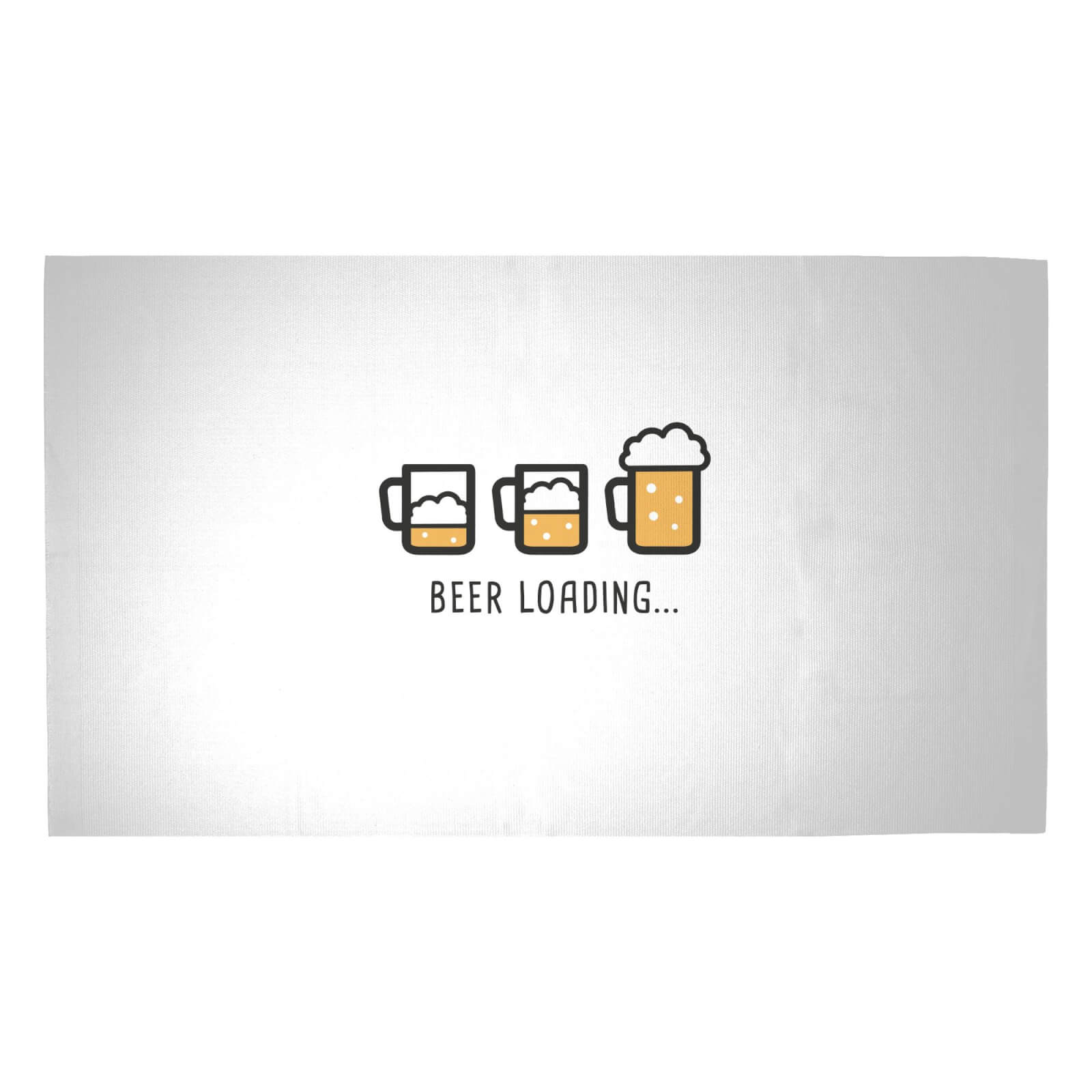 Beer Loading Woven Rug - Medium