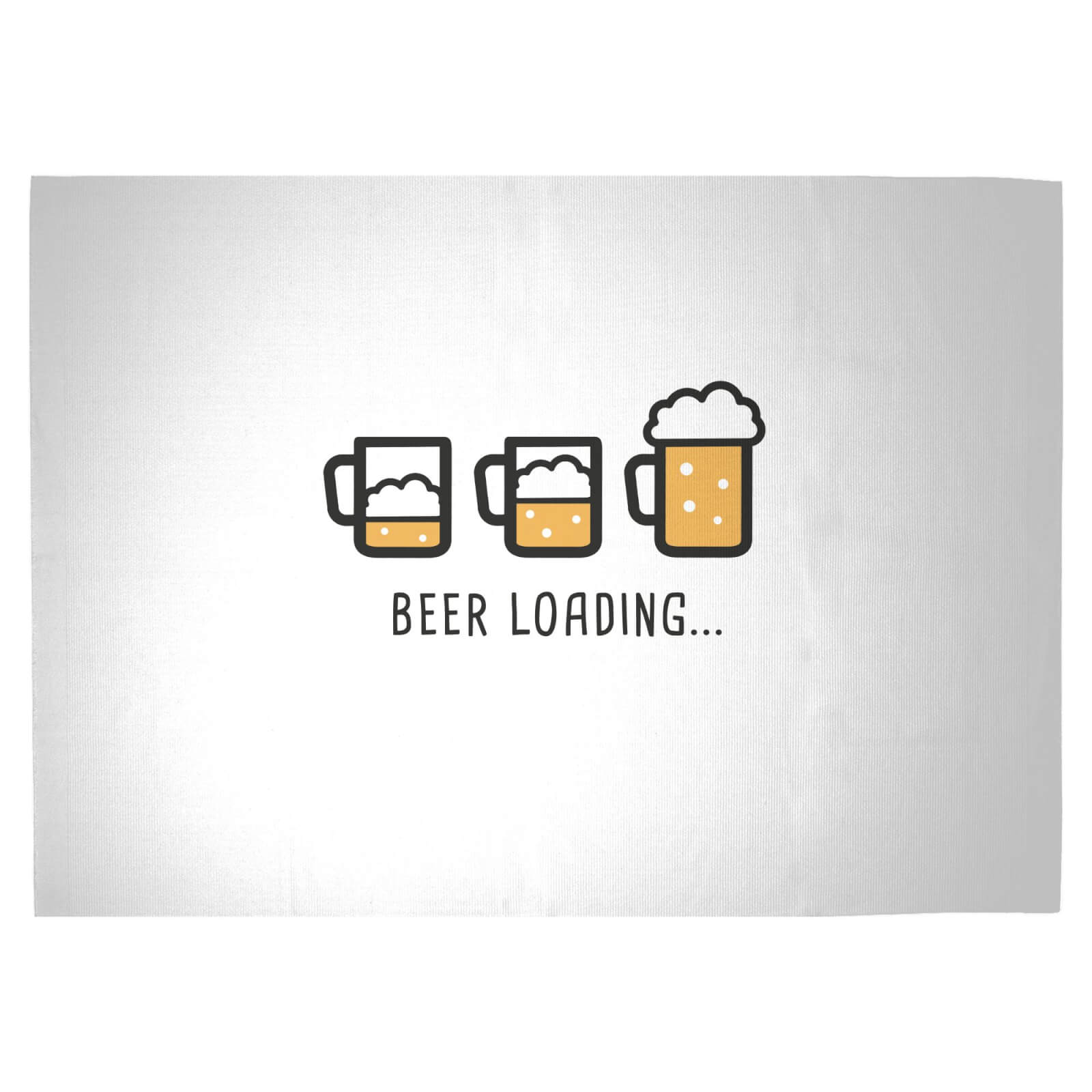 Beer Loading Woven Rug - Large