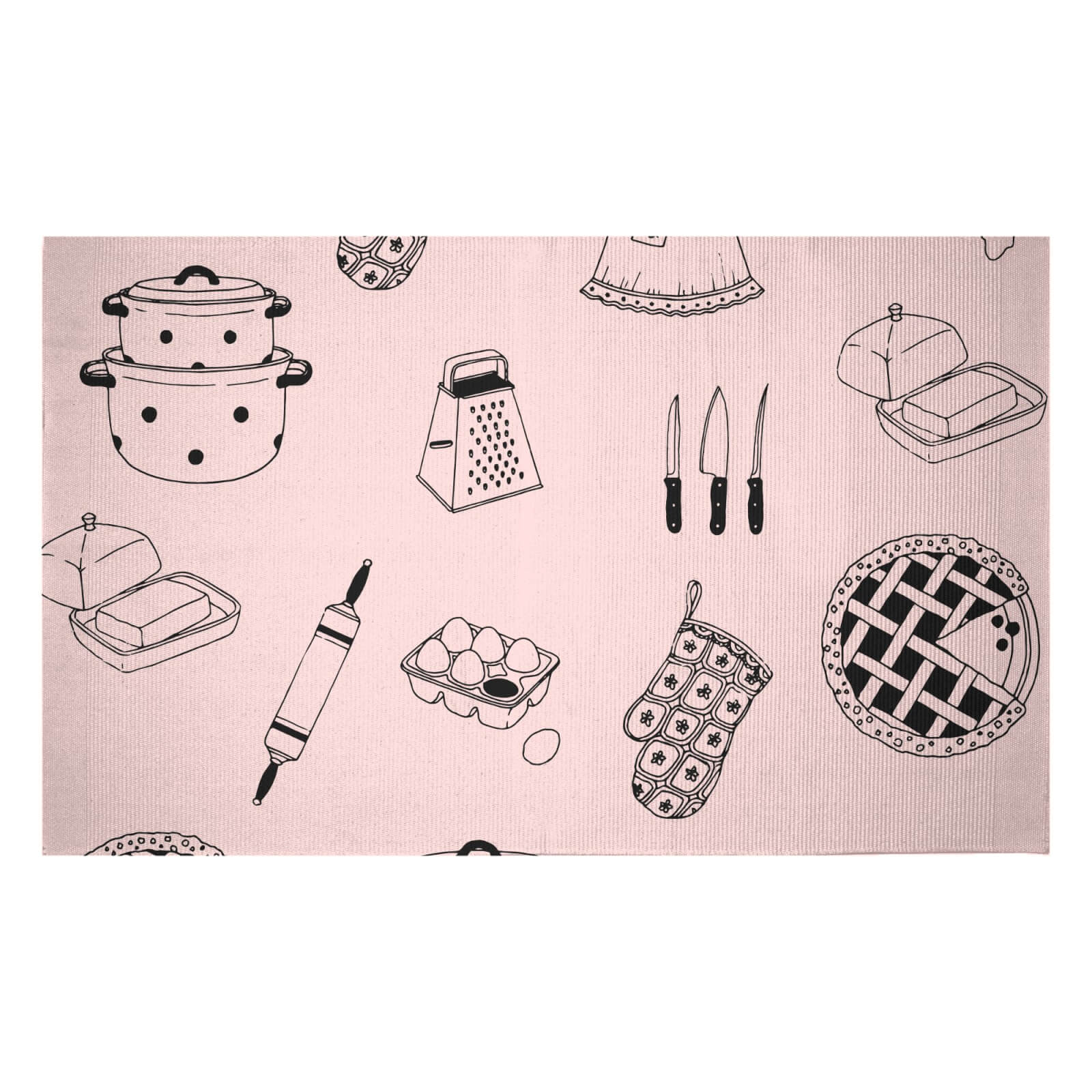 Cooking Woven Rug - Small