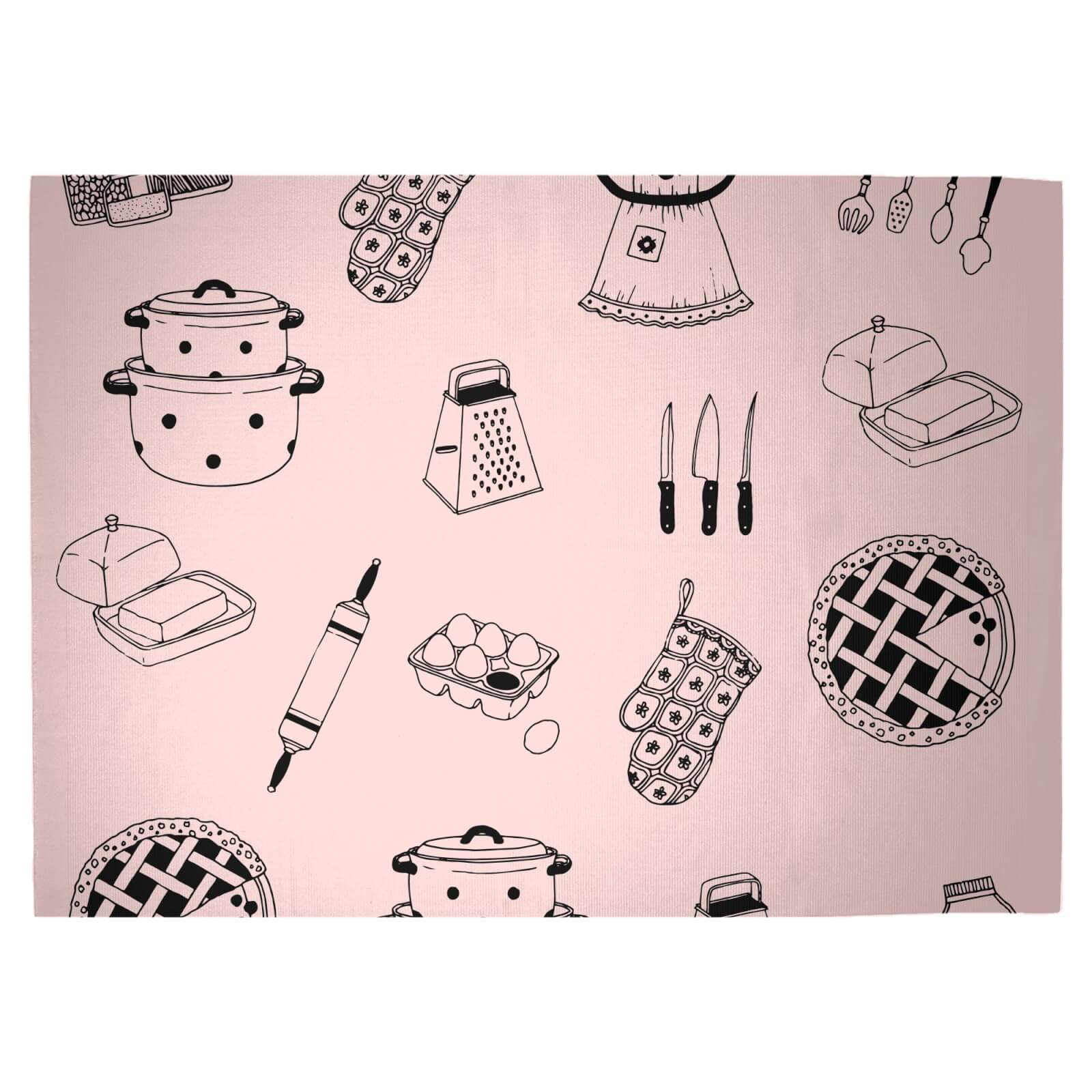 Cooking Woven Rug - Large