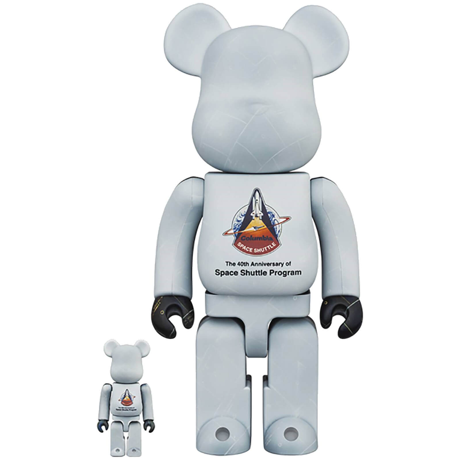 Medicom NASA Space Shuttle 40ème Anniversaire 100 % & 400 % Be@rbrick Pack 2