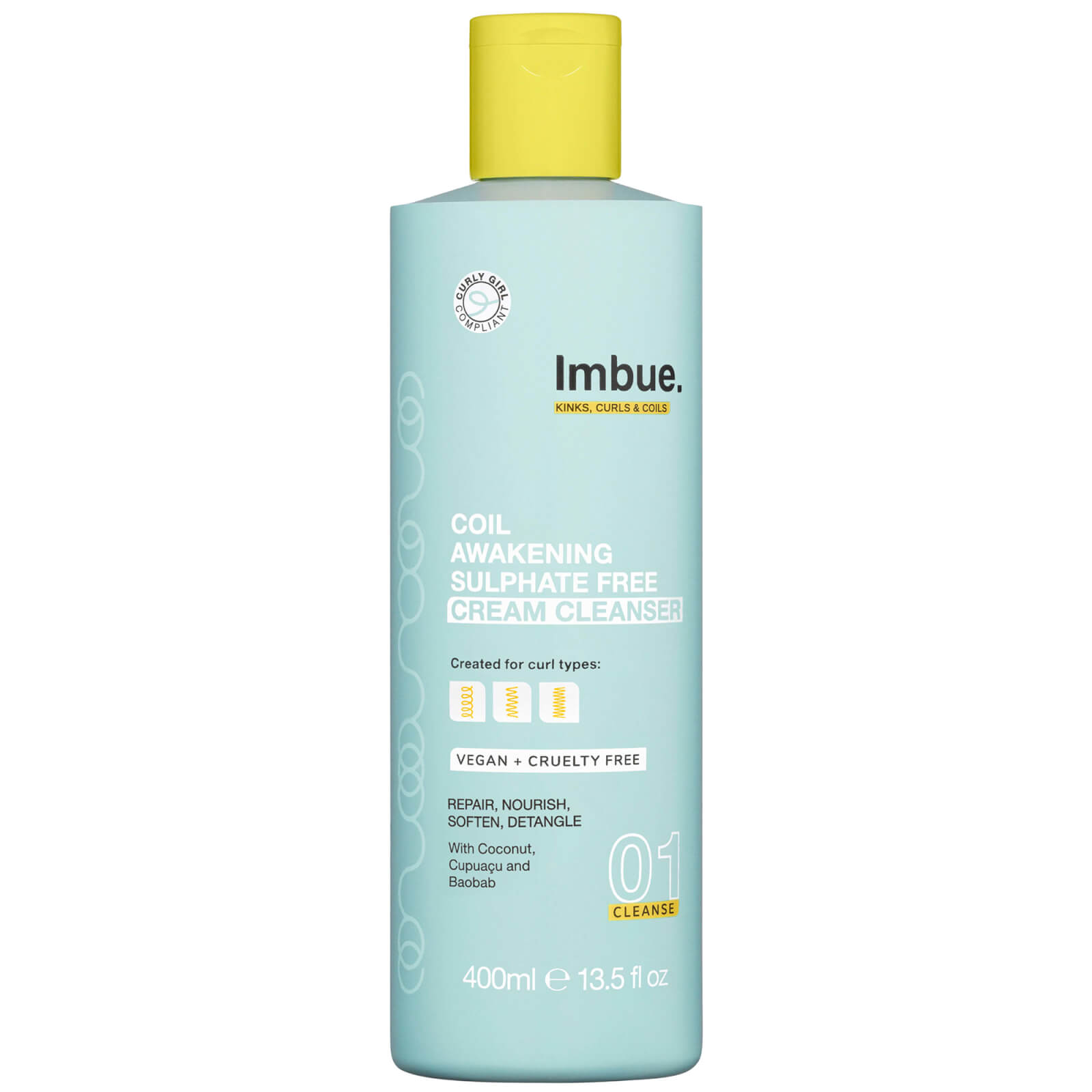 

Imbue Coil Awakening Cream Cleanser 400ml