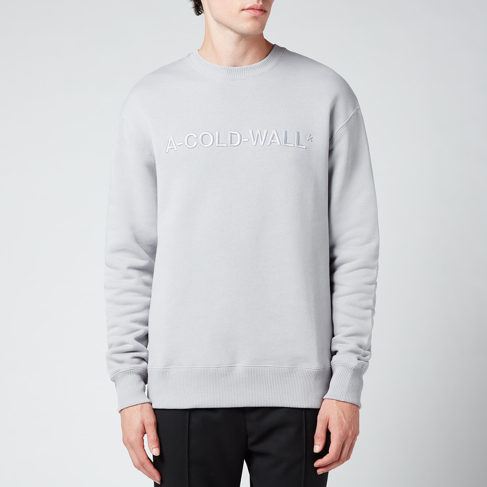 A-COLD-WALL* Men's Logo Sweatshirt - Grey - S