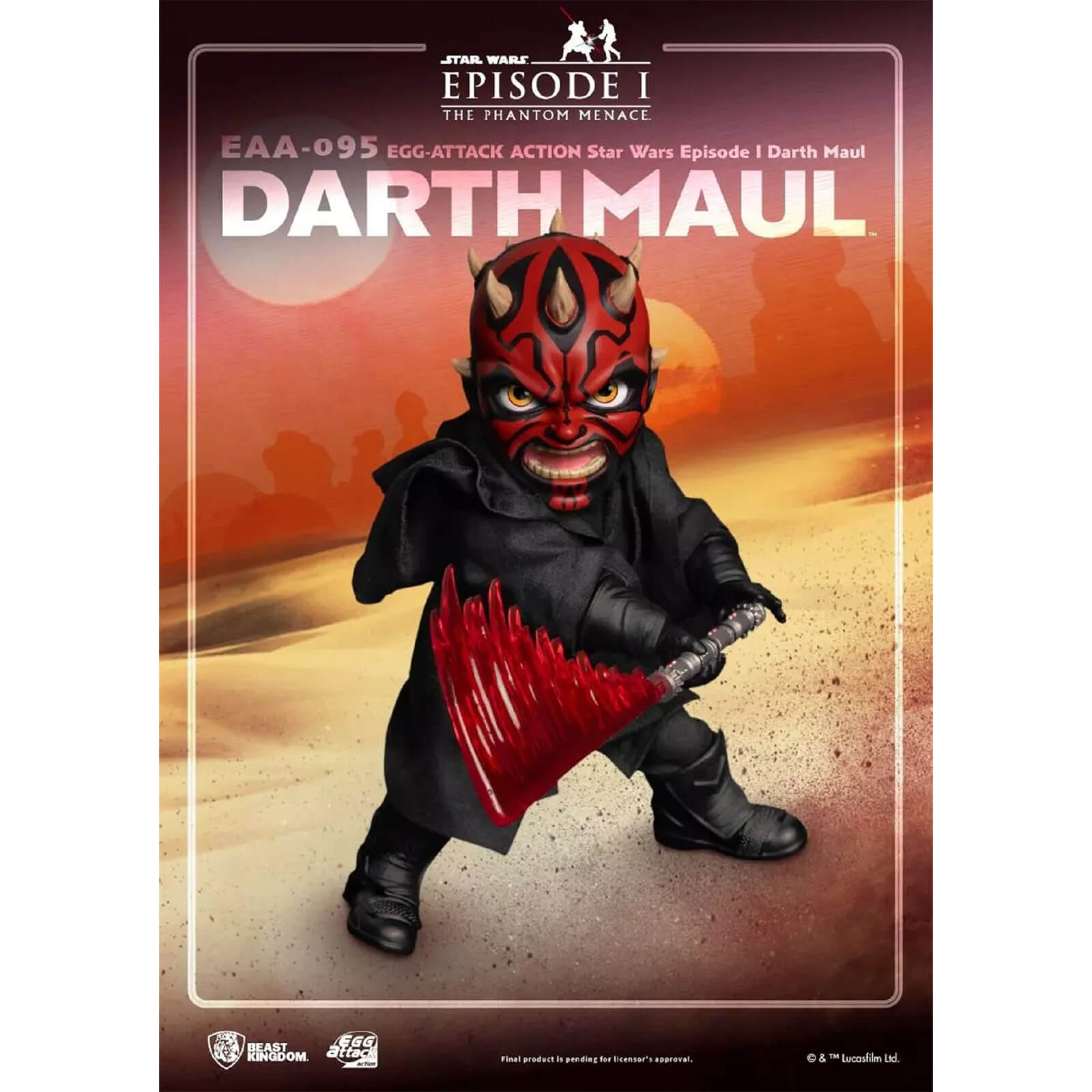 Beast Kingdom The Phantom Menace Egg Attack Action Figure - Darth Maul