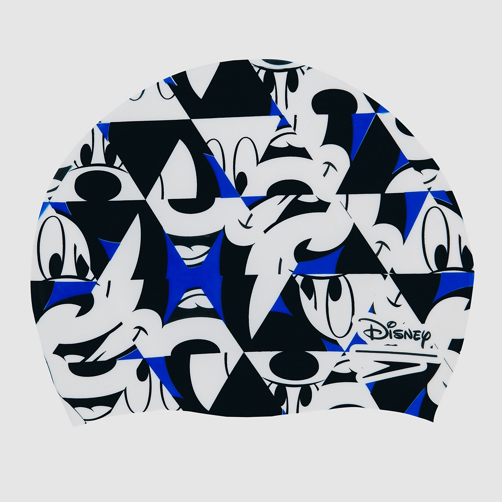 Bonnet de bain Enfant Mickey Mouse Slogan Imprimé Bleu - One Size