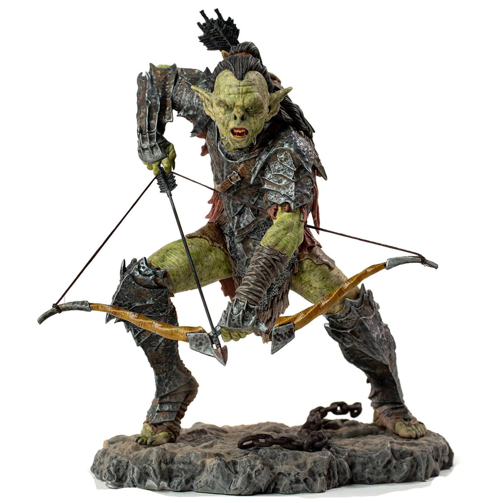 Iron Studios Lord of the Rings BDS Art Schaalbeeld 1/10 Boogschutter Orc 16 cm