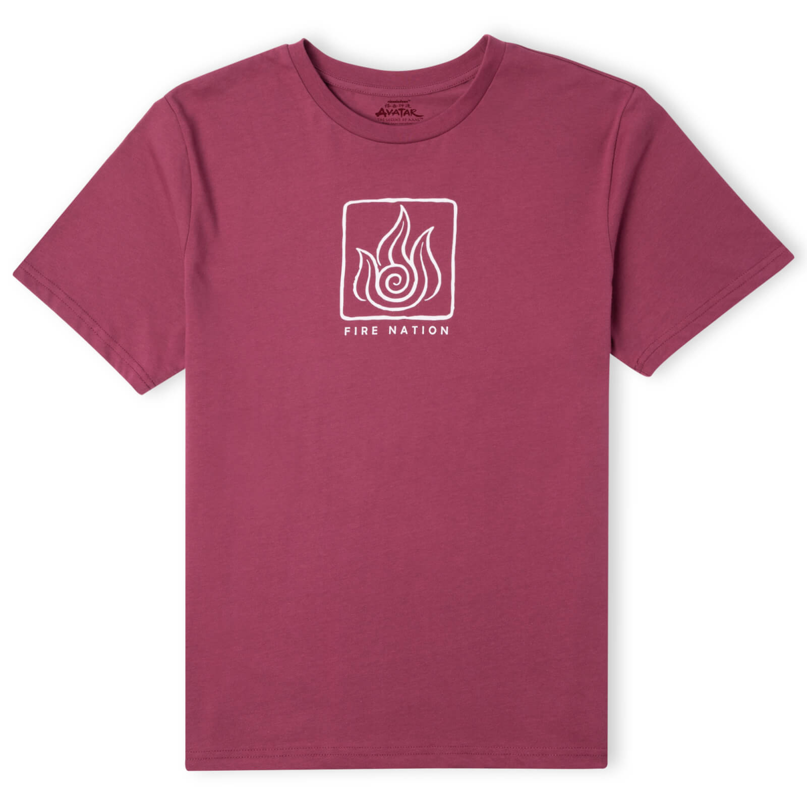Avatar Fire Nation Unisex T-Shirt - Burgundy - S