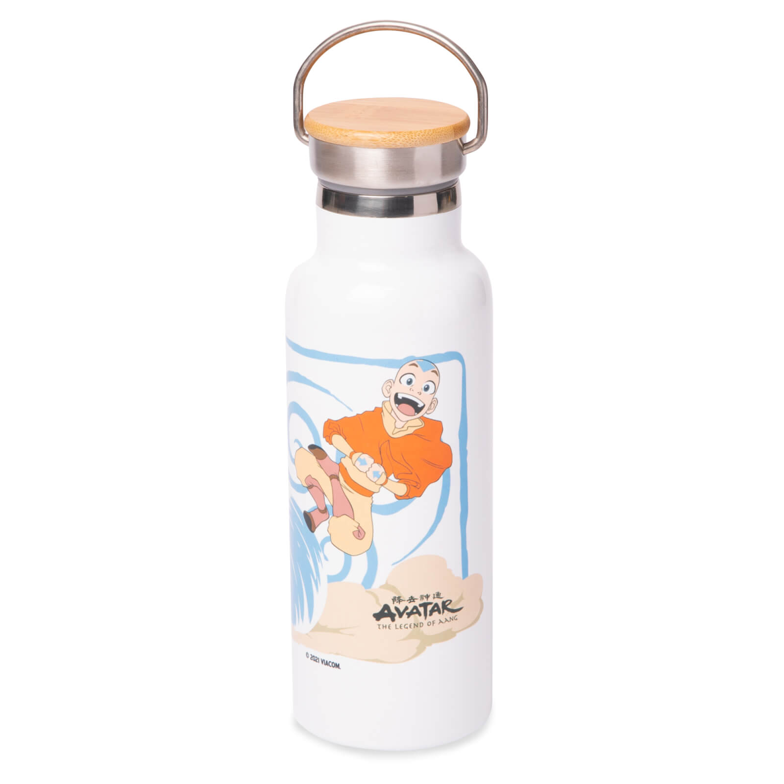 

Avatar Aang Bouteille d'eau thermique de voyage - Blanc