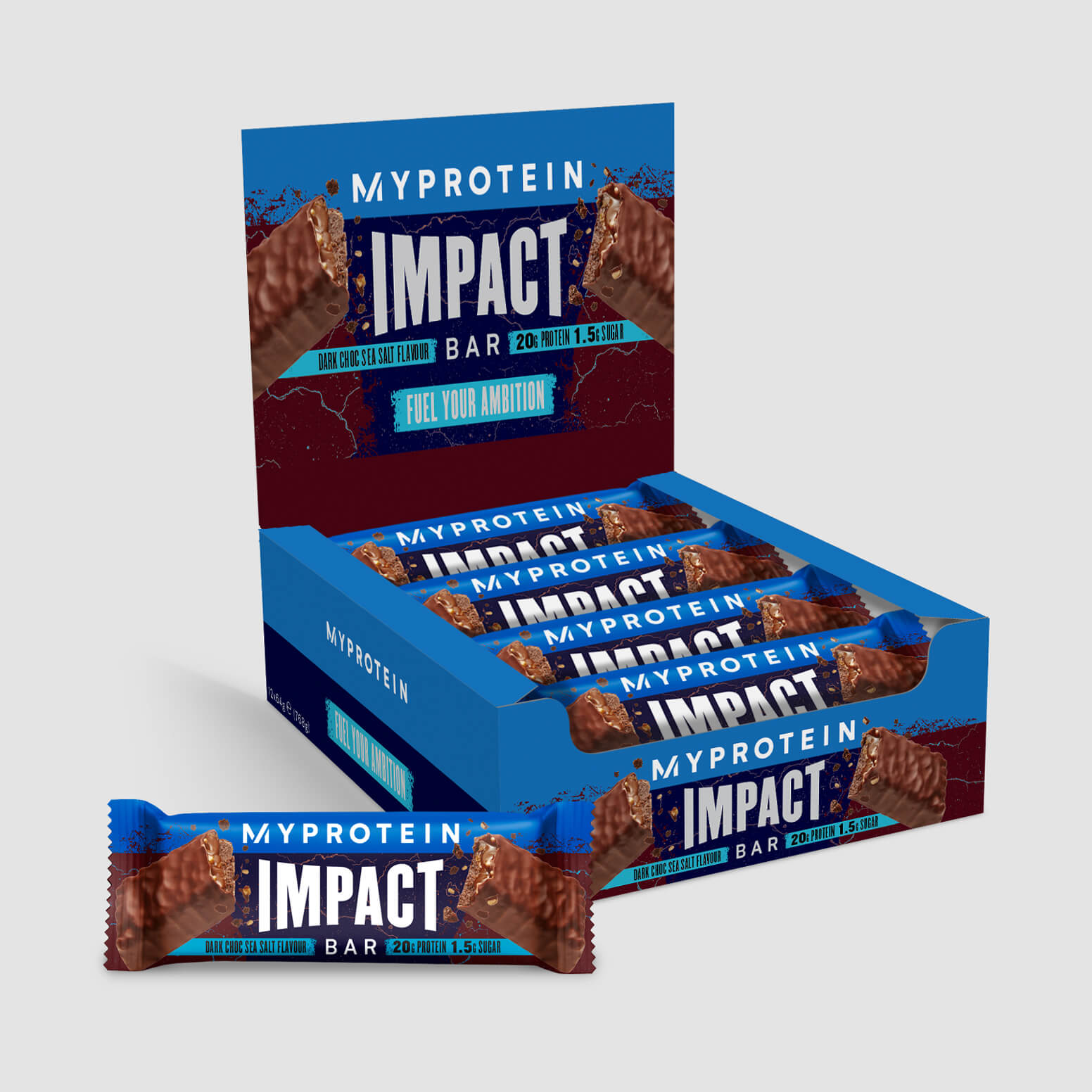 Купить Impact Protein Bar - Темный шоколад и морская соль, Myprotein International