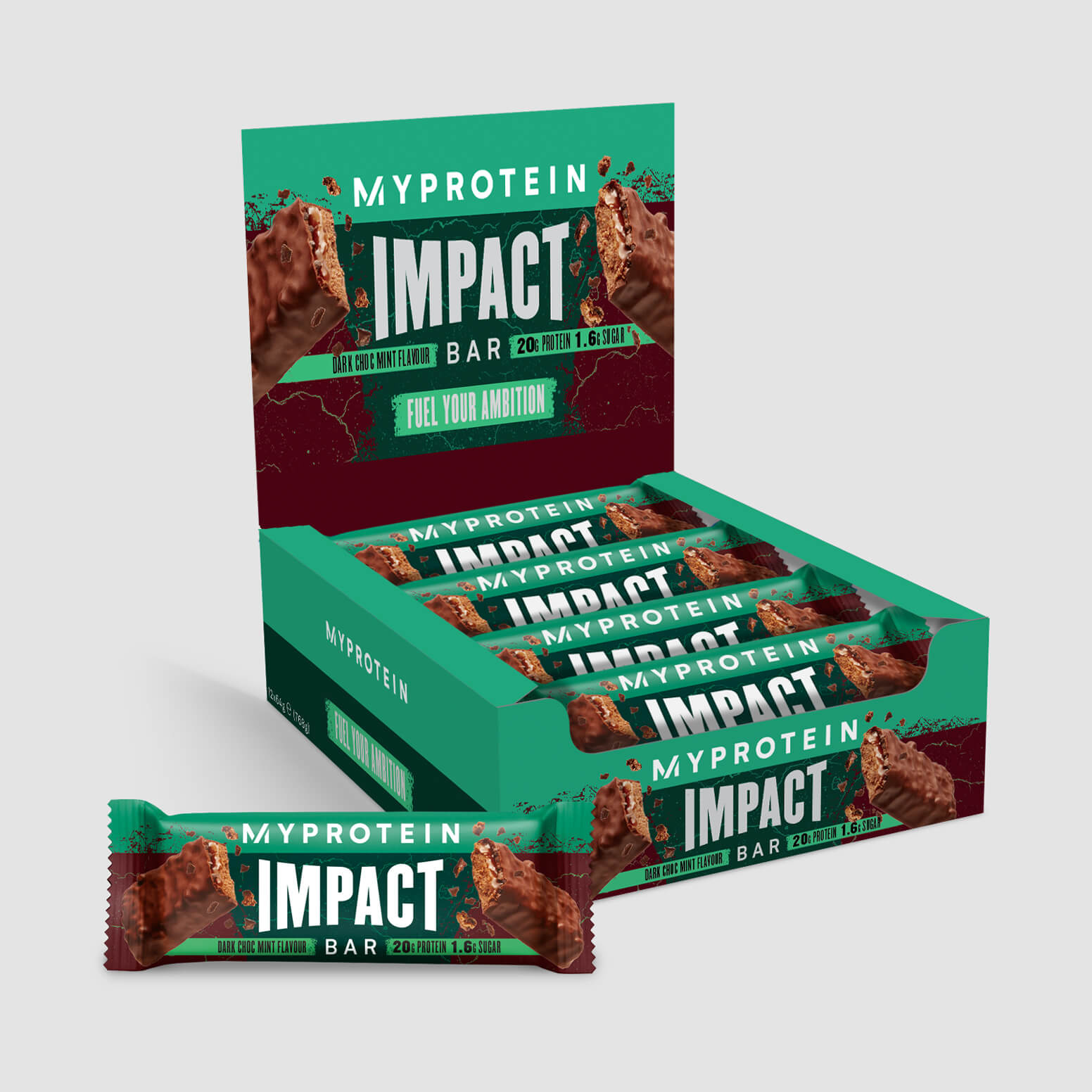 Купить Impact Protein Bar - Темный шоколад и мята, Myprotein International