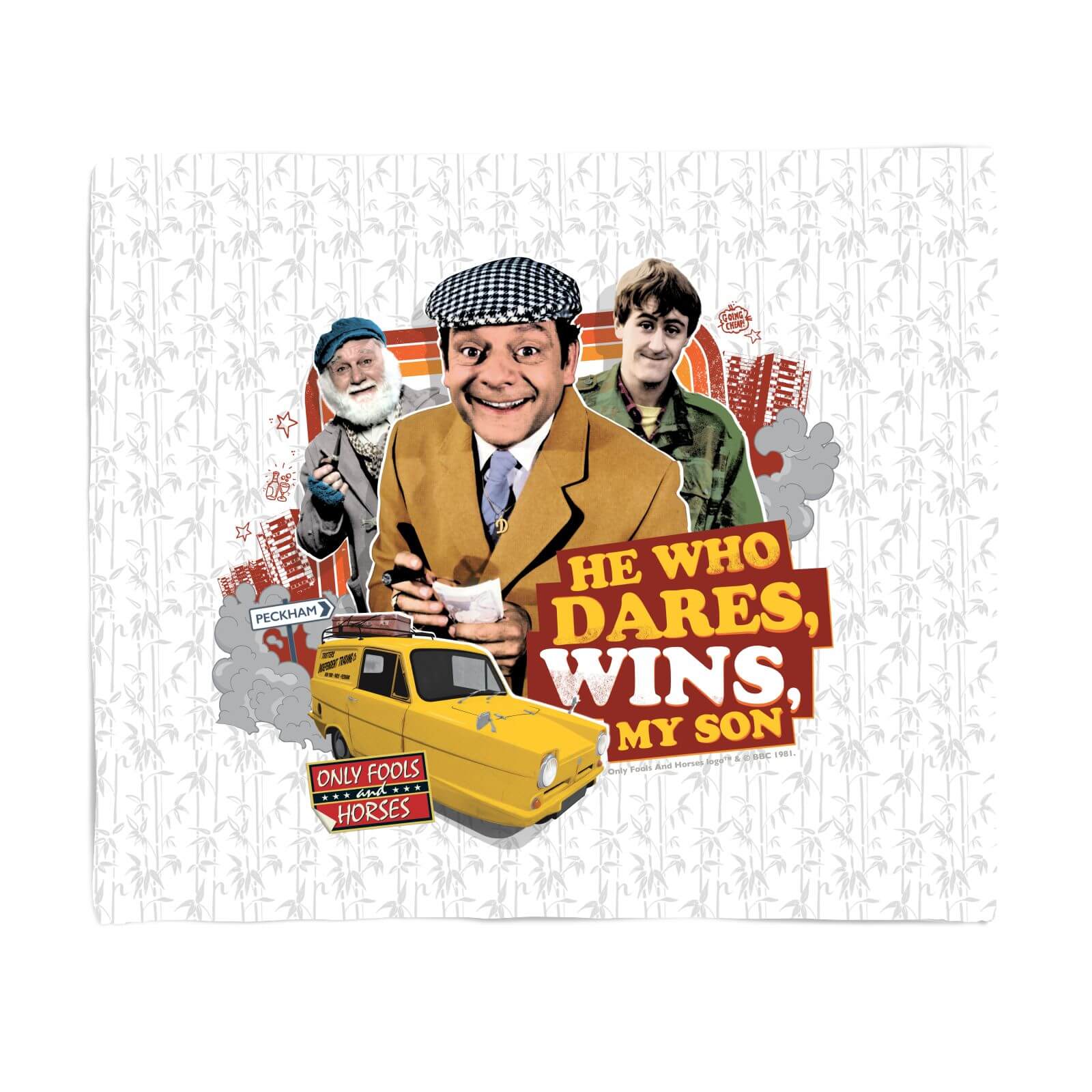 Only Fools And Horses He Who Dares, Wins, My Son Fleece Blanket