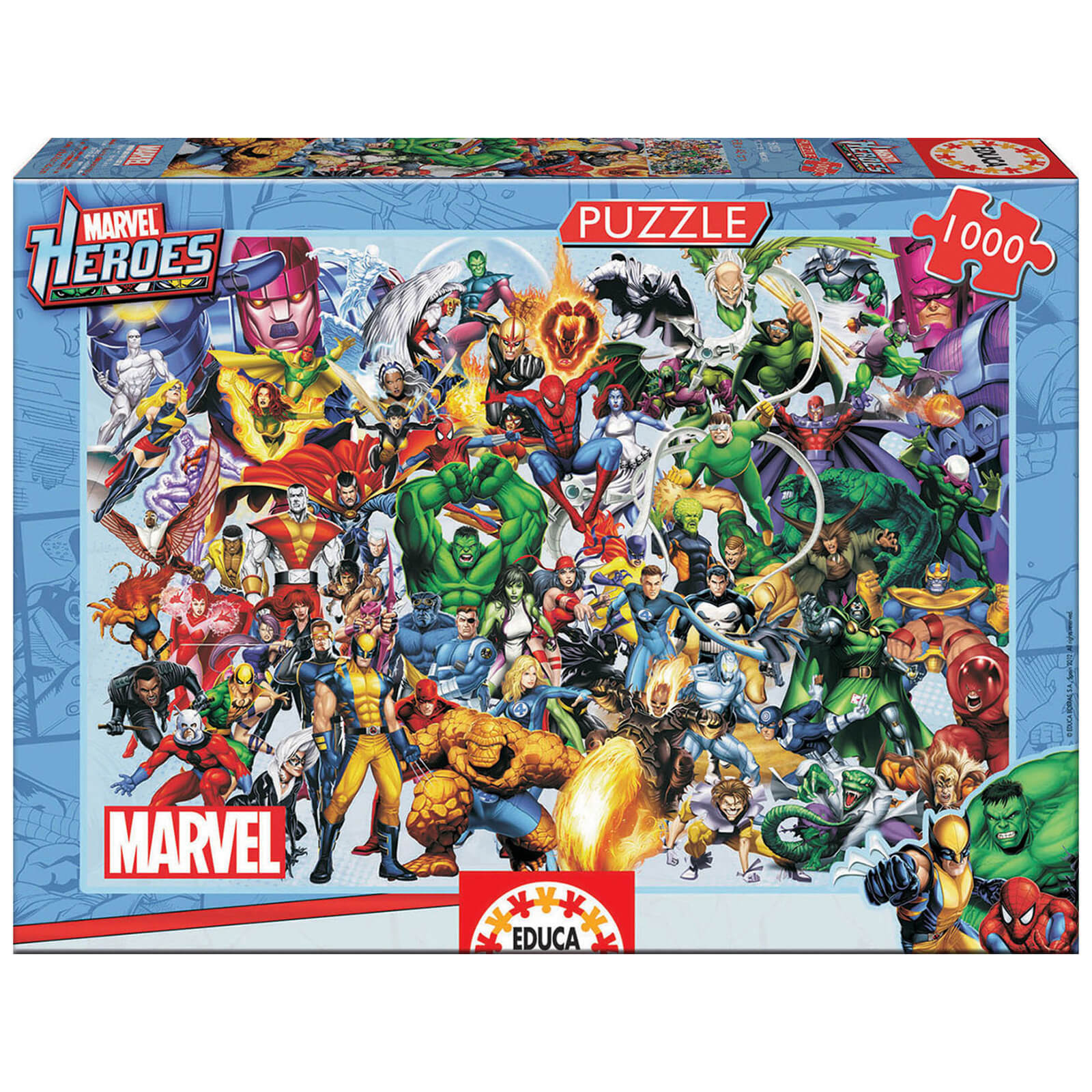 Marvel Heroes Collage Jigsaw Puzzle (1000 Pieces)