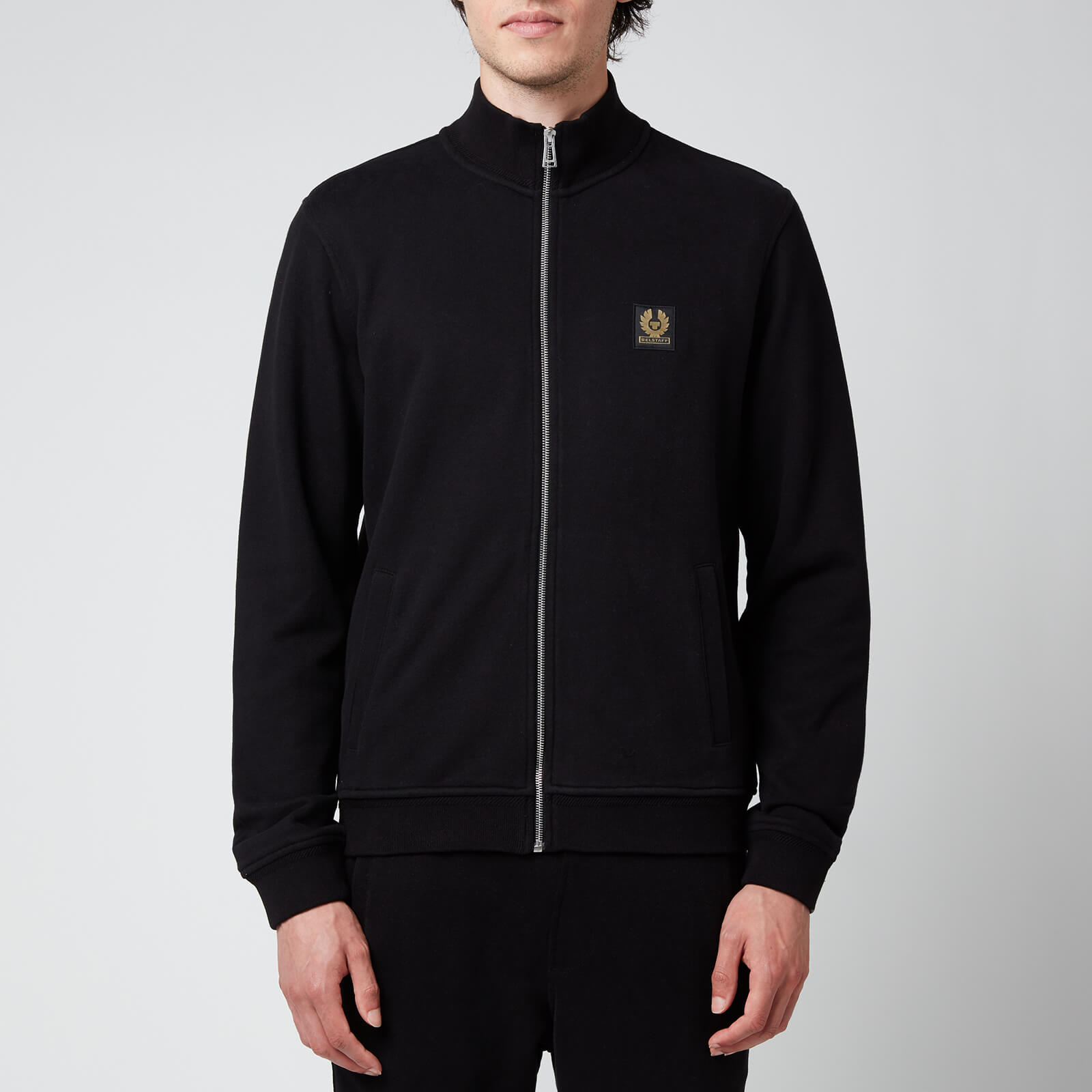 Belstaff Men's Zip-Through Sweatshirt - Black - S
