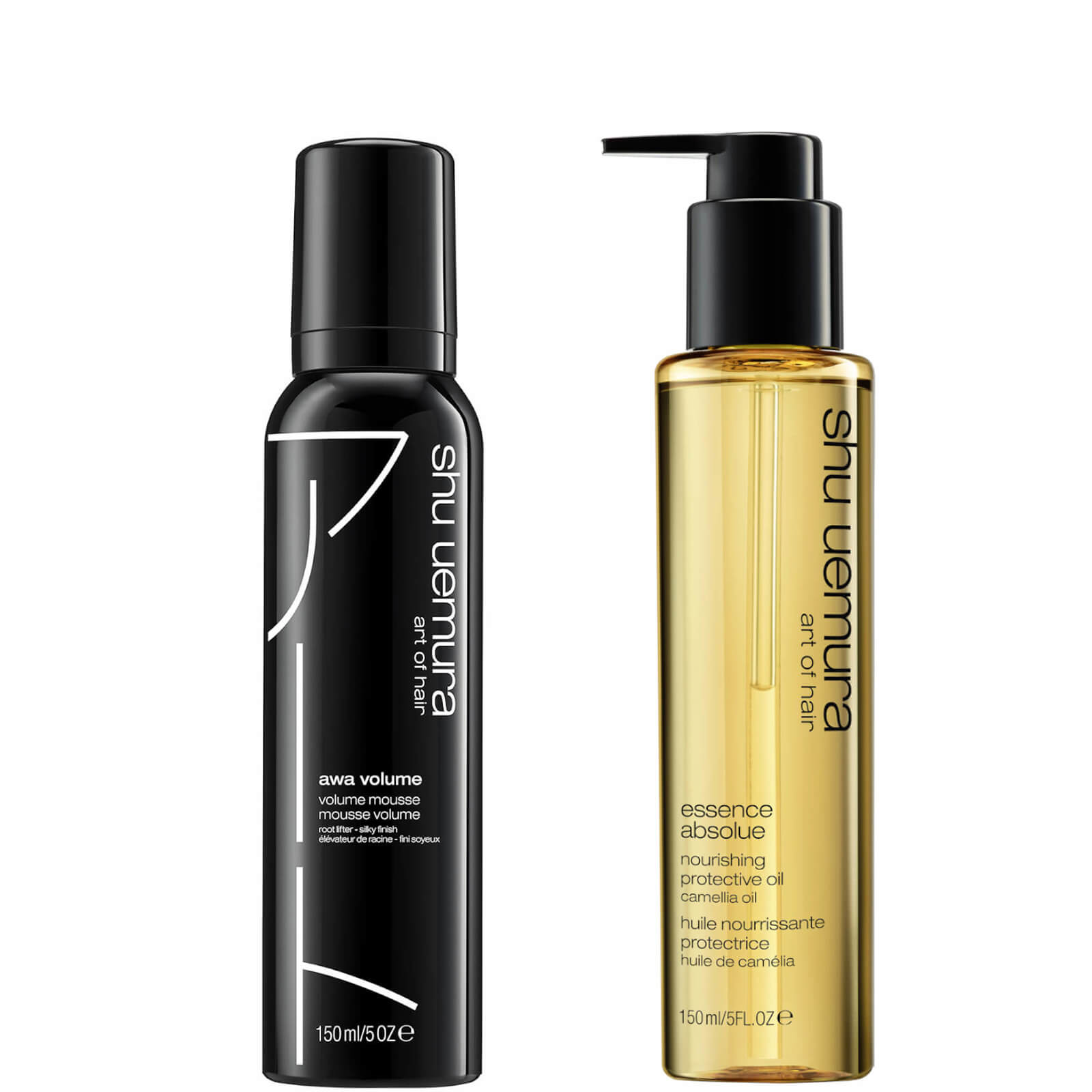 

Shu Uemura Art of Hair Awa Volume and Essence Absolue Oil Styling Duo