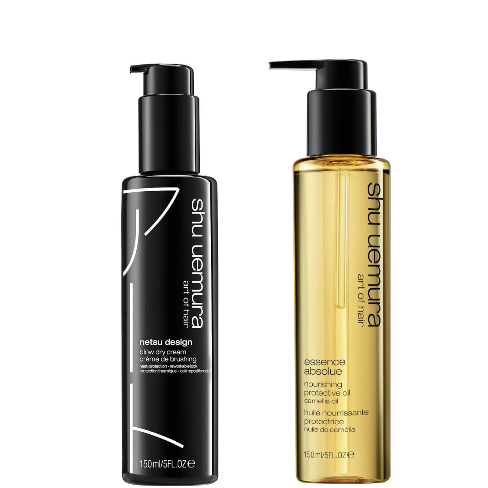 

Shu Uemura Art of Hair Netsu Design and Essence Absolue Oil Styling Duo