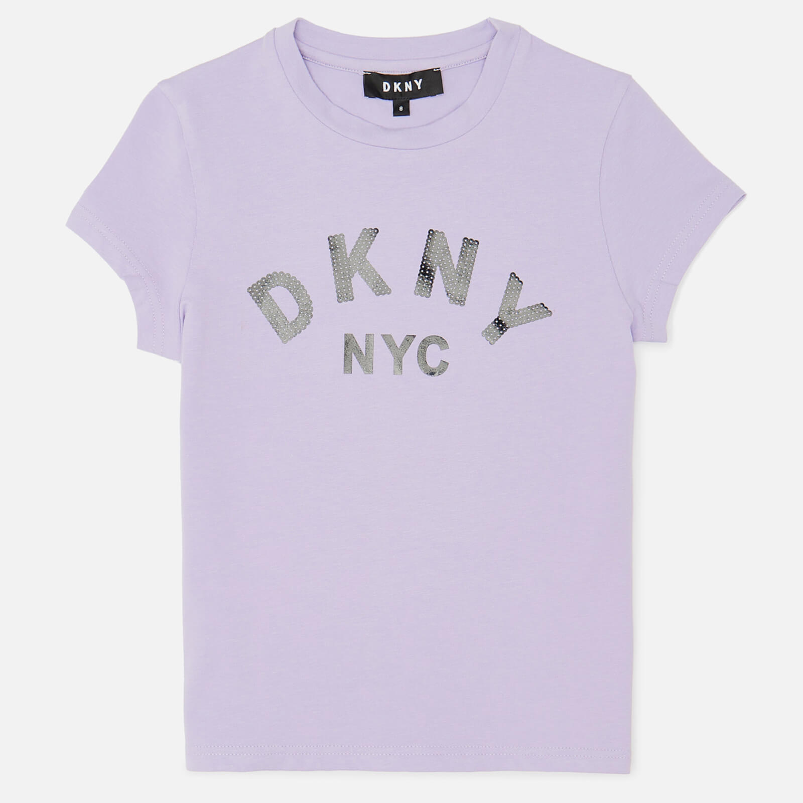DKNY Girls' Short Sleeve Tee-Shirt - Lilac - 2 Years