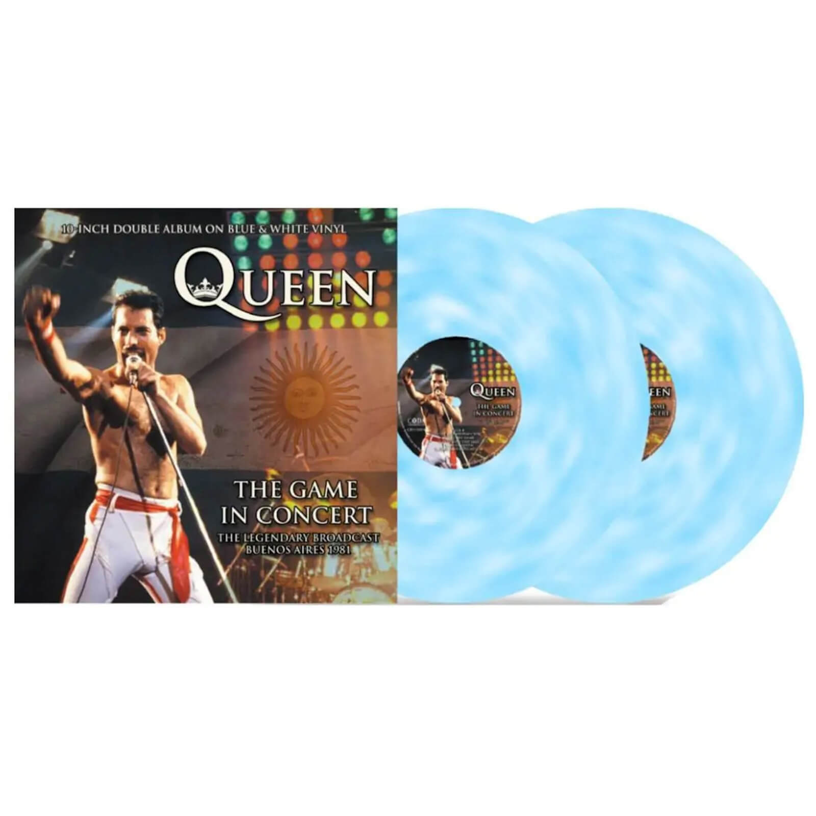 Queen - The Game In Concert (Blue & White Vinyl) 2x10