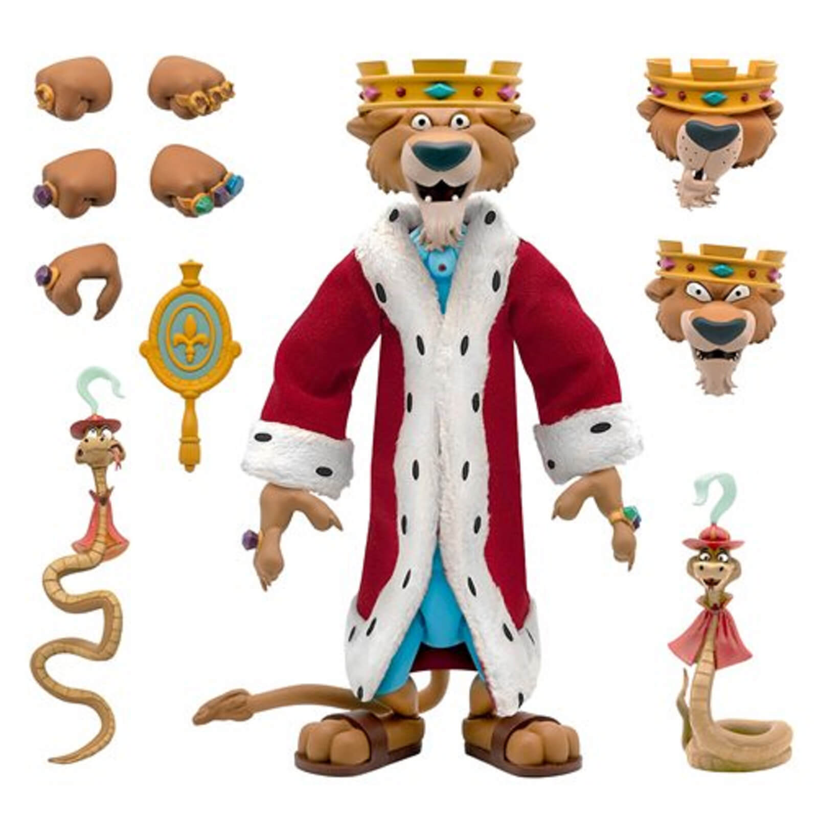 Super7 Disney ULTIMATES ! Figurine - Le Prince Jean avec Sir Hiss
