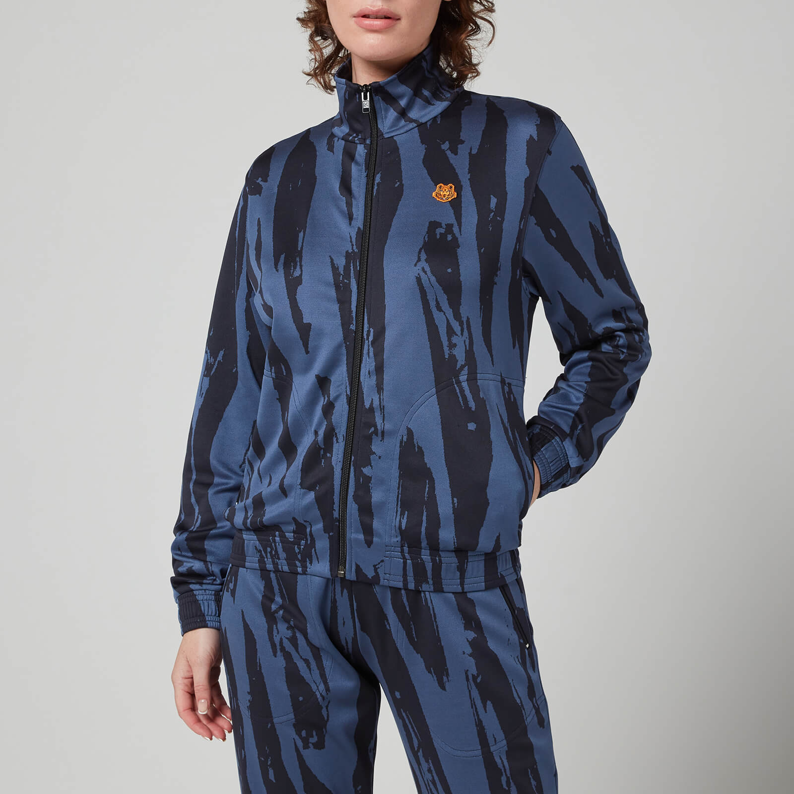 KENZO Women's Jacquard Blouson - Sapphire - S