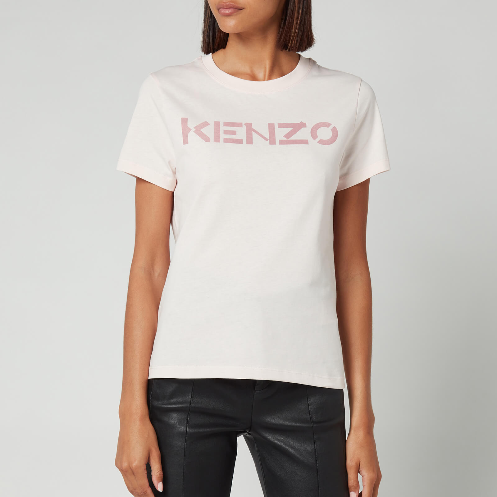 KENZO Women's Logo Classic T-Shirt - Faded Pink - S