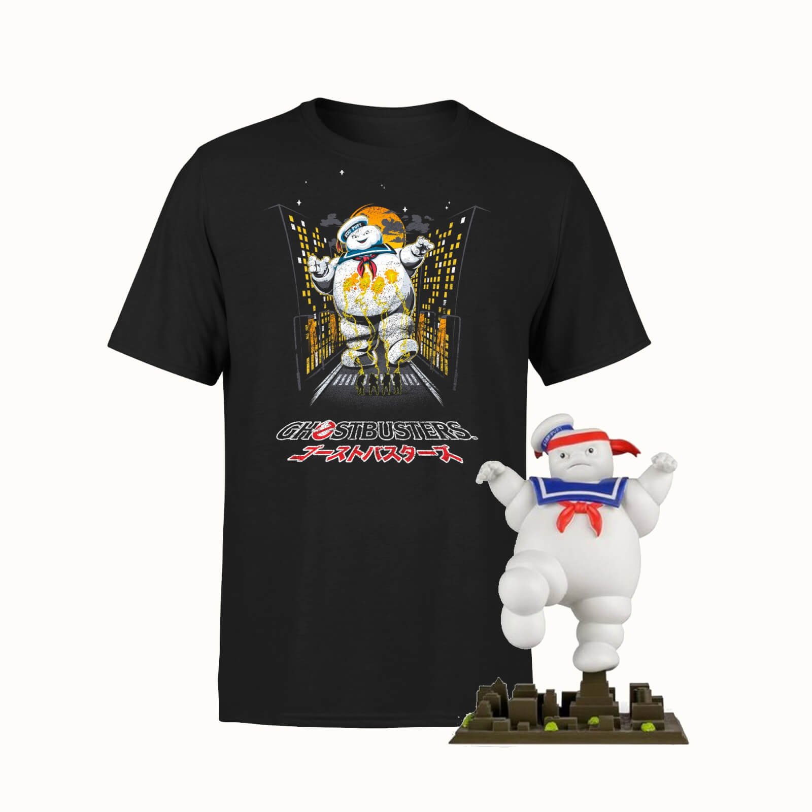 Ghostbuster Stay Puft Marshmallow Collectible And T